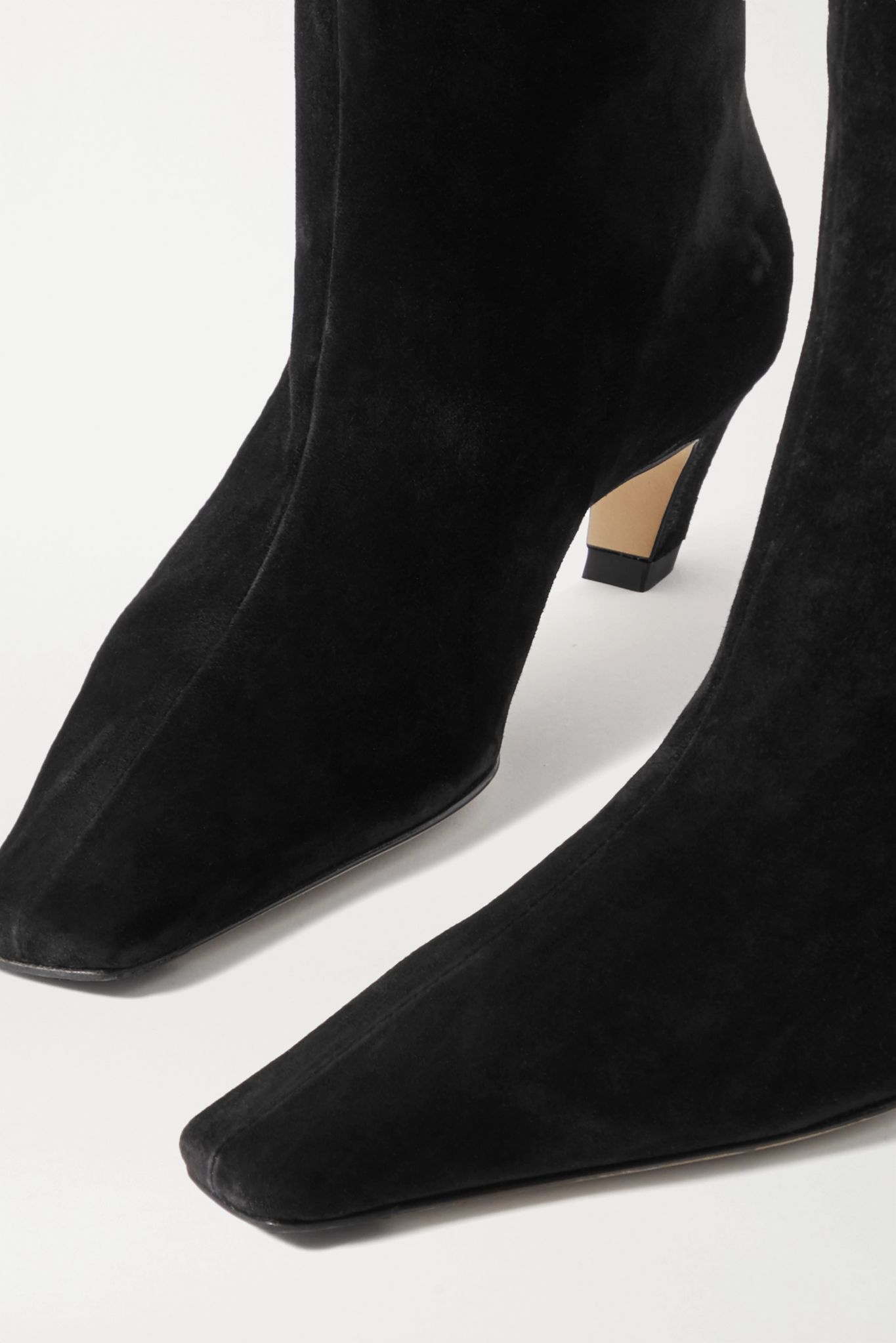 Suede ankle boots - 5