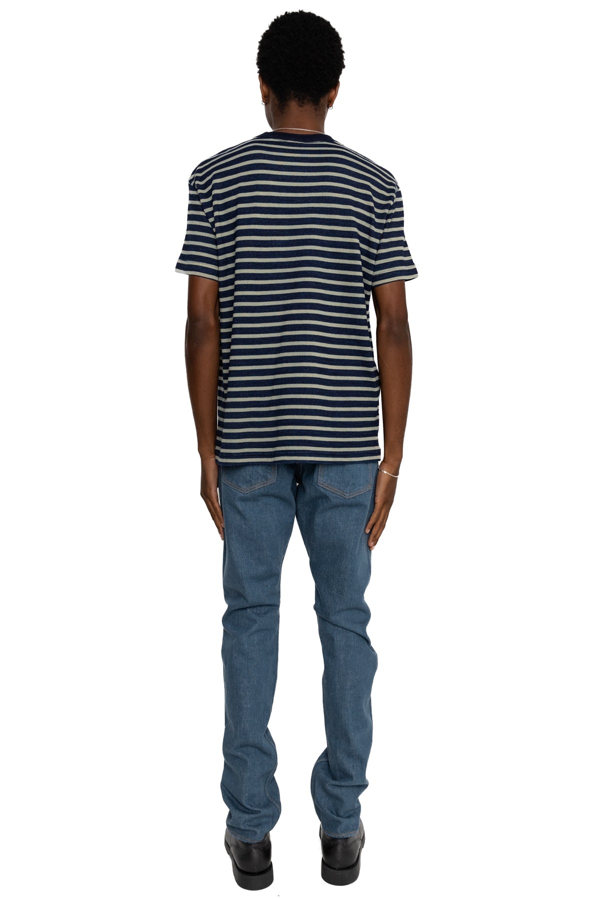 SMBL-14oz-019 14oz Smoky Blue Relaxed Tapered - 5