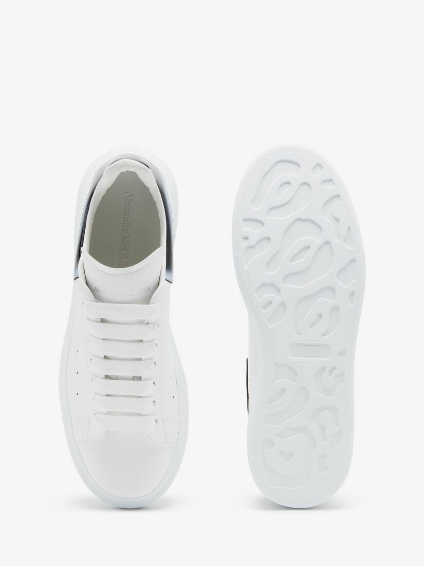 Men's Oversized Sneaker in White/black - 4