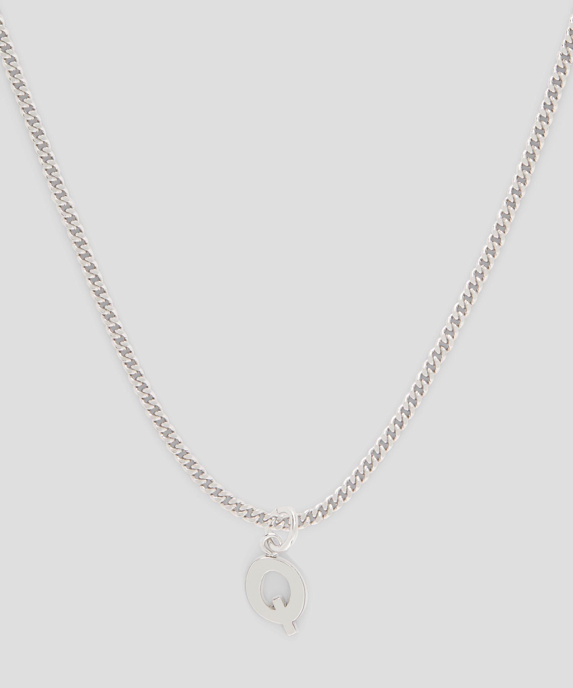 Brass letter Q charm - 2