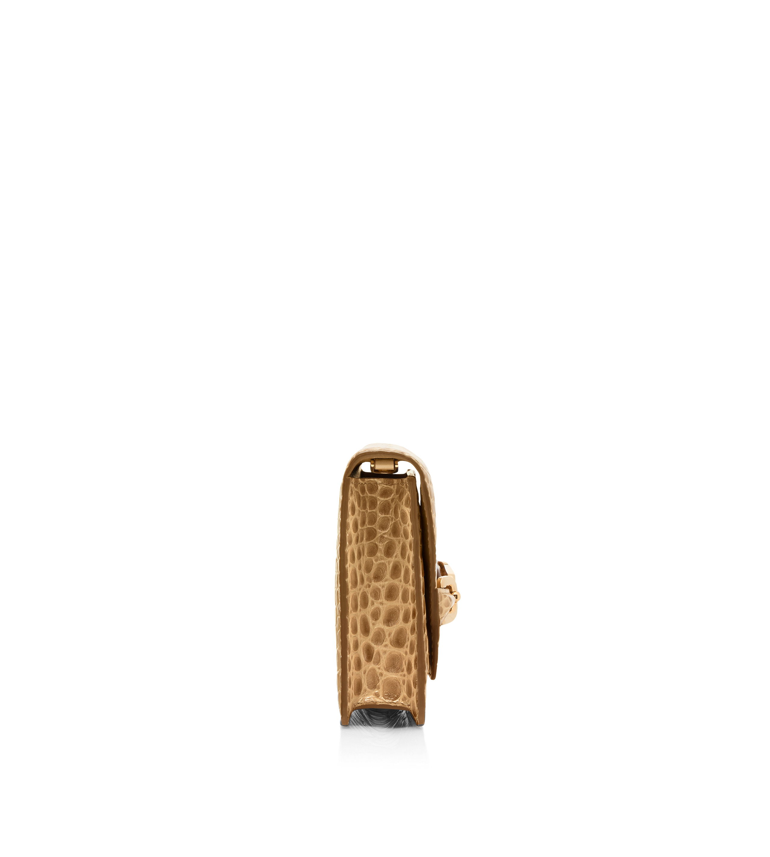 STAMPED CROCODILE LEATHER WHITNEY SMALL SHOULDER BAG - 2