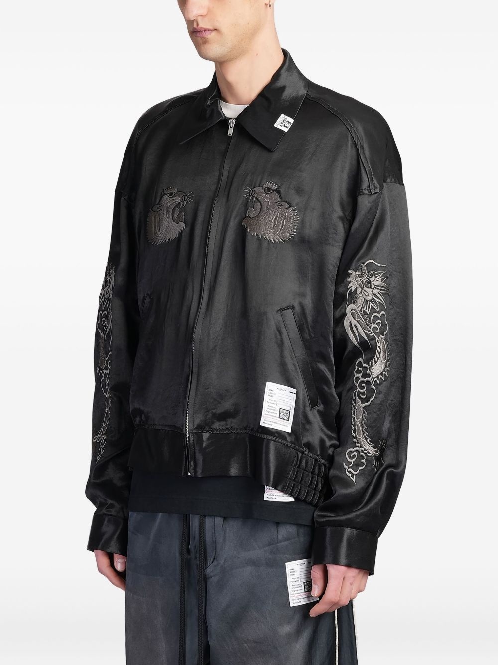 embroidered bomber jacket - 3