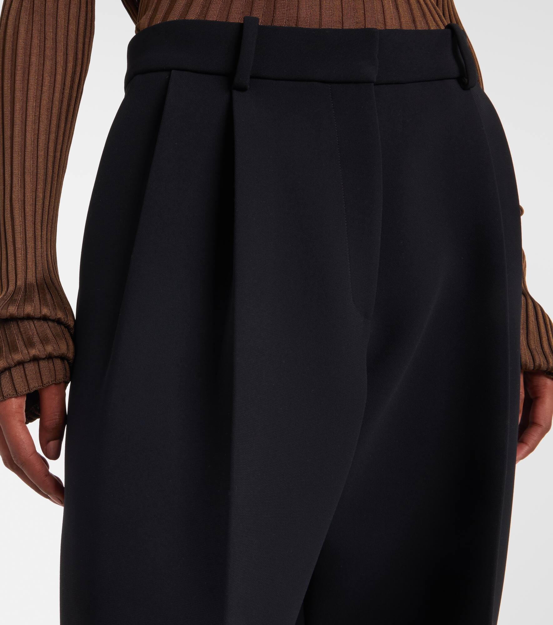 August high-rise wide-leg pants - 4