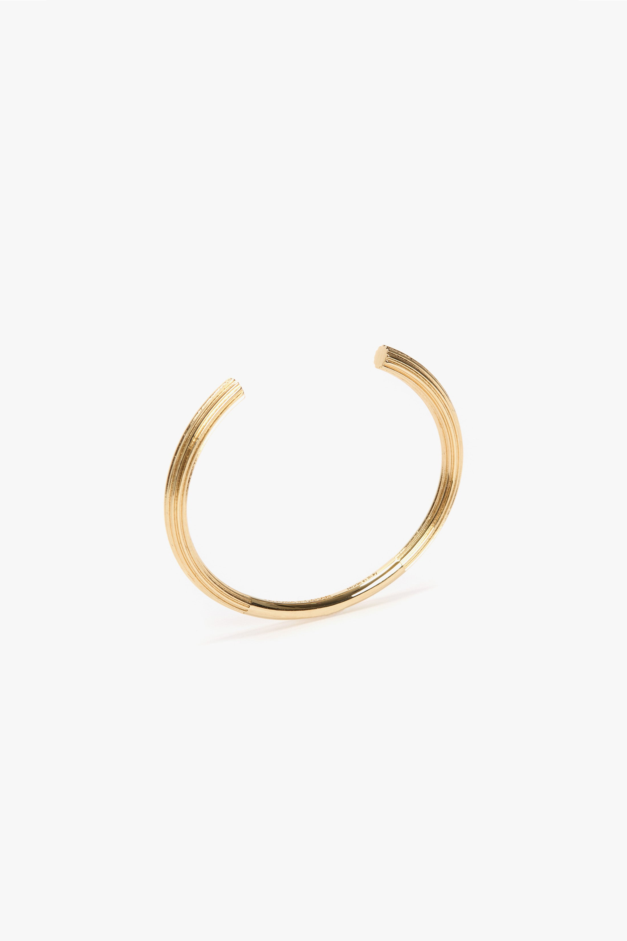 Cufflink Bracelet In Light Gold - 4