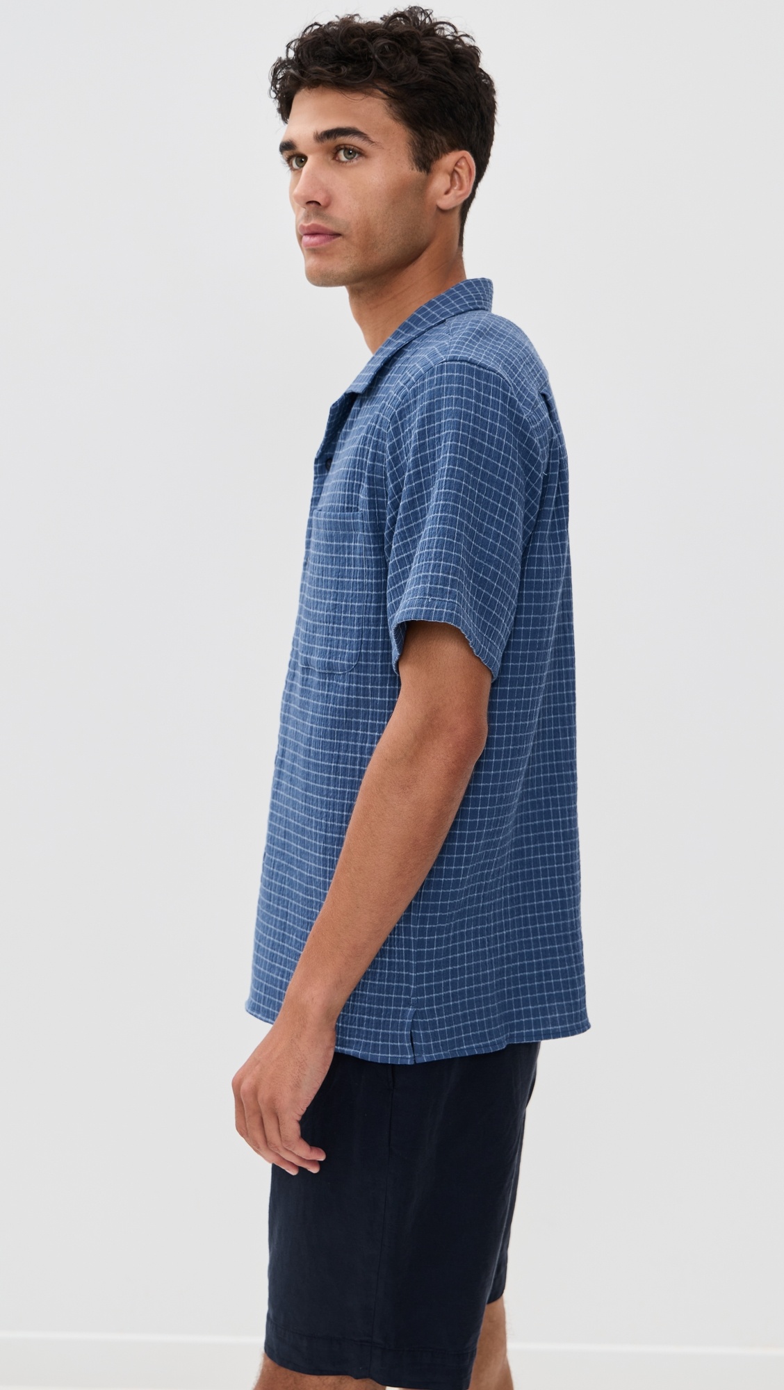 Provence Plaid Collar Shirt - 3
