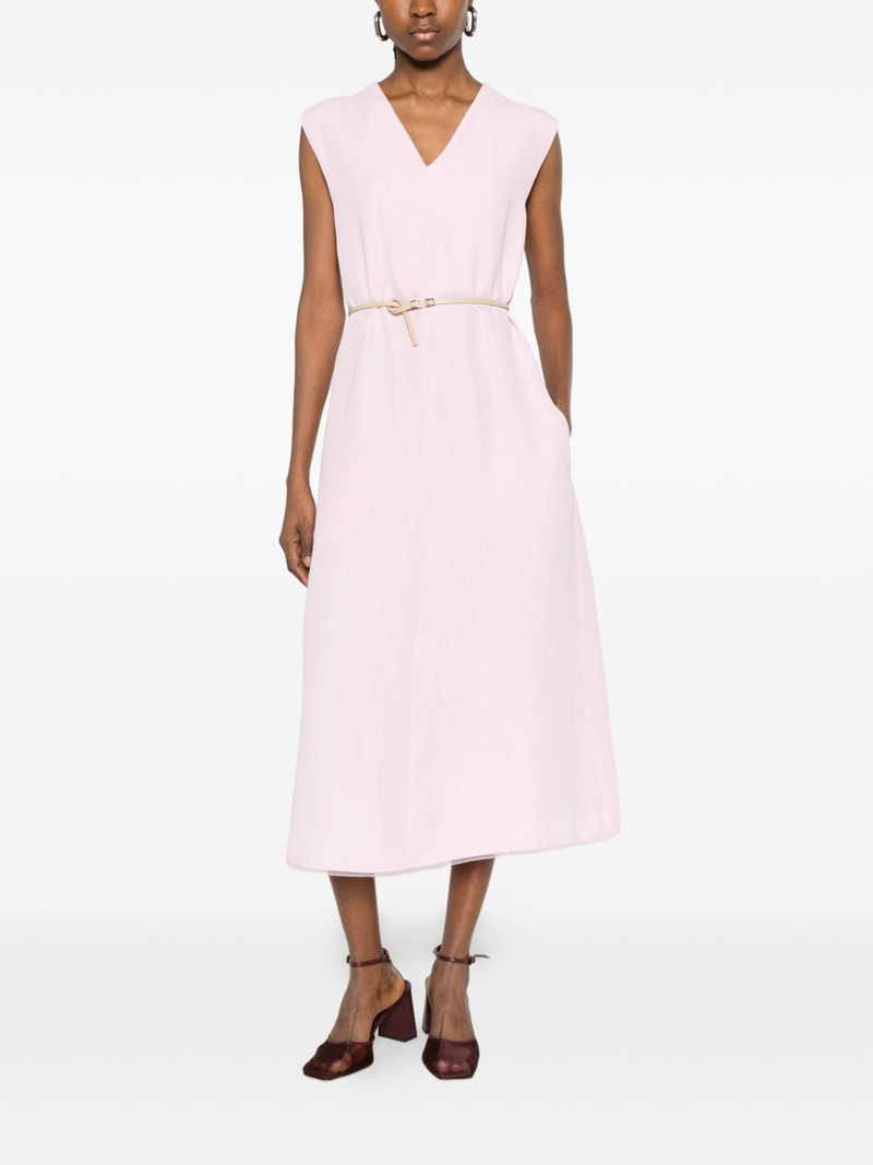 FABIANA FILIPPI V-neck belted dress outlook
