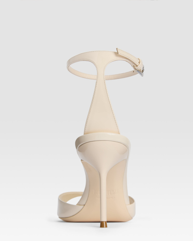 Patent leather sandal with ankle strap 4