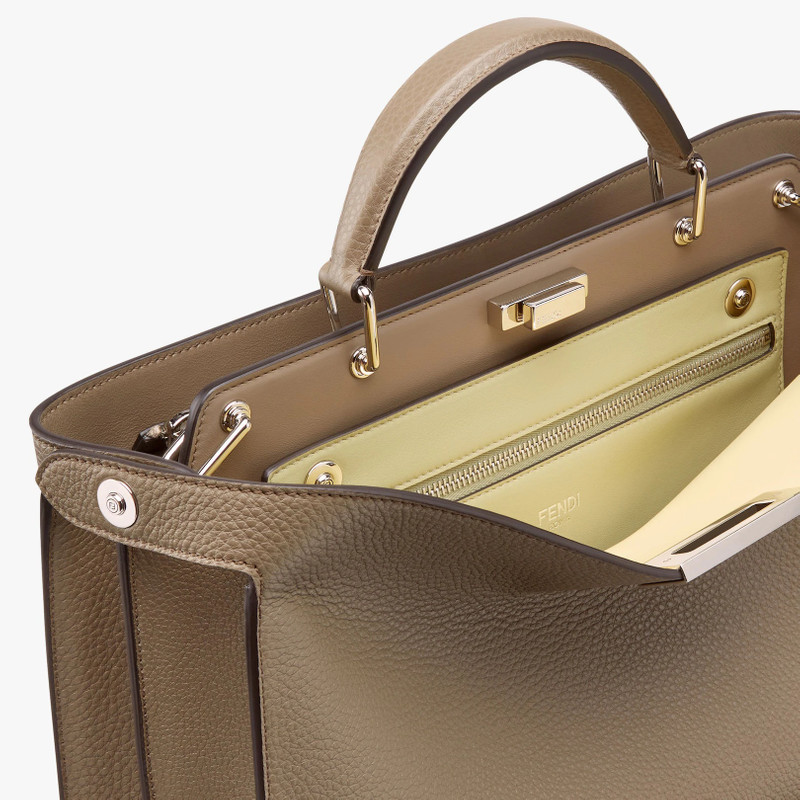 Light brown leather bag 6