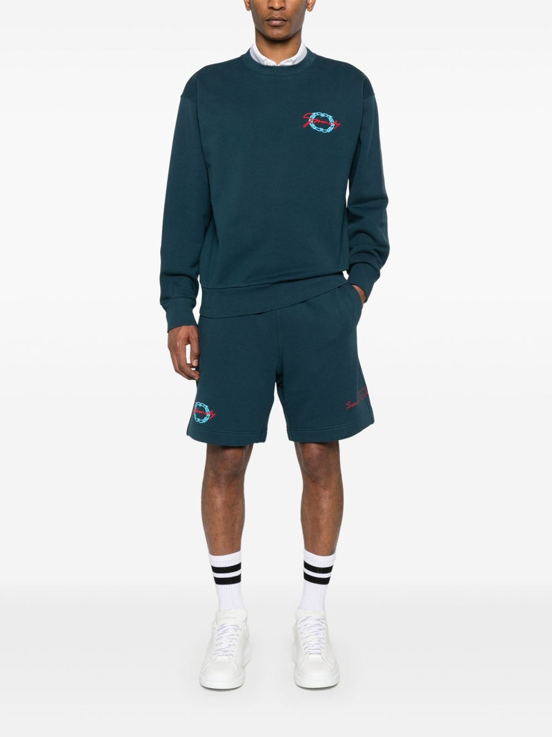 Givenchy Givenchy medallion-embroidery sweatshirt outlook