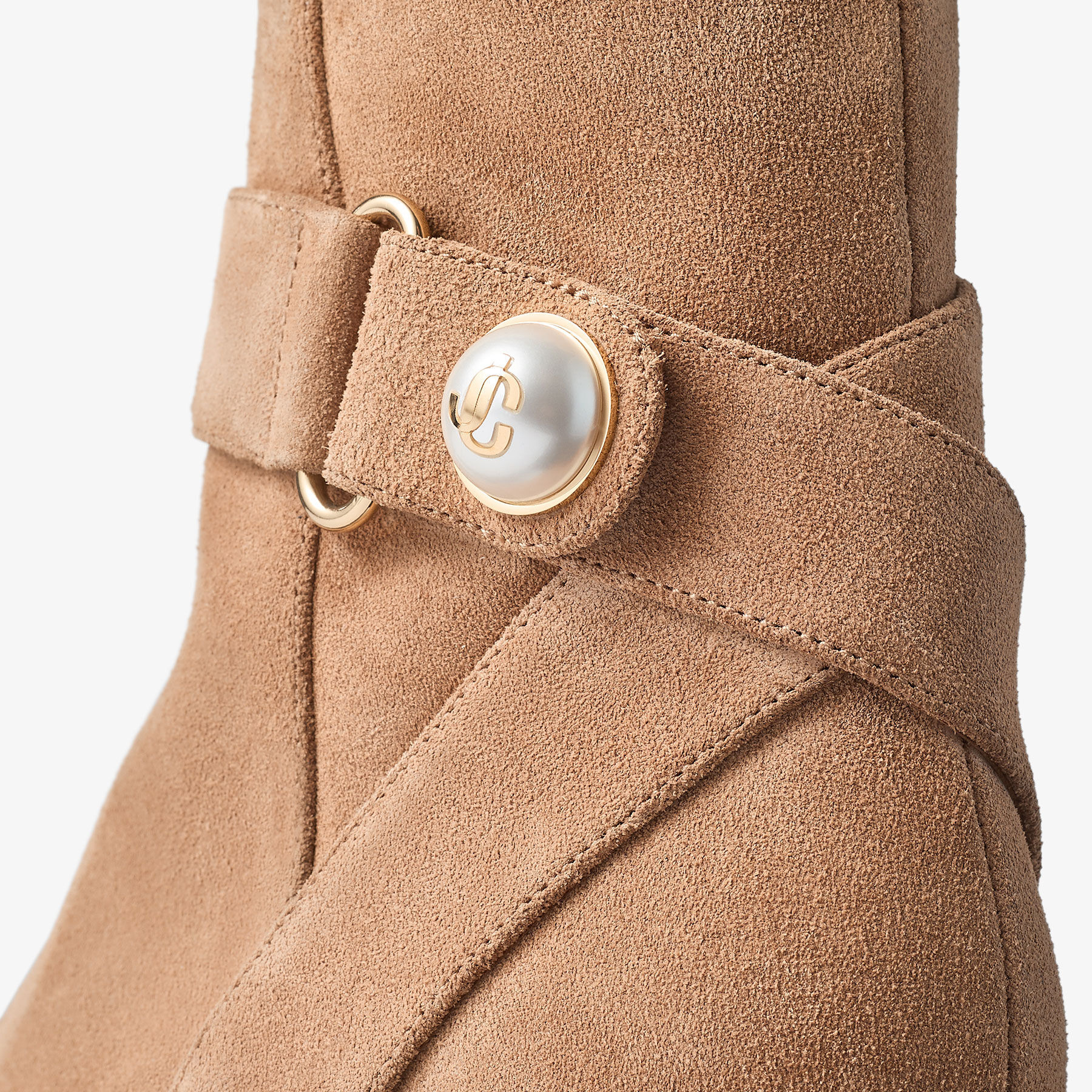 Noor 45
Toffee Velvet Suede Ankle Boots - 4