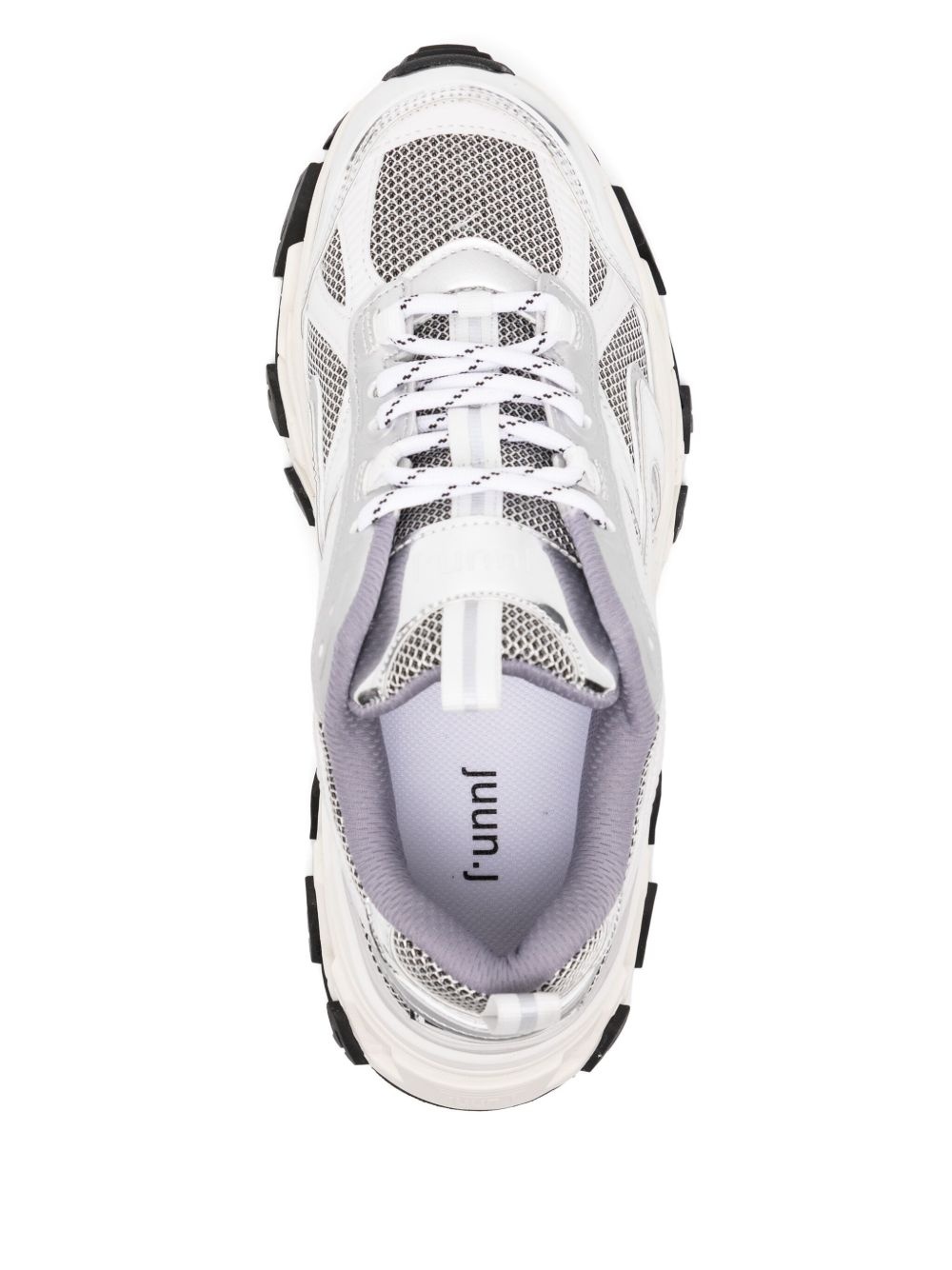 panelled sneakers - 4