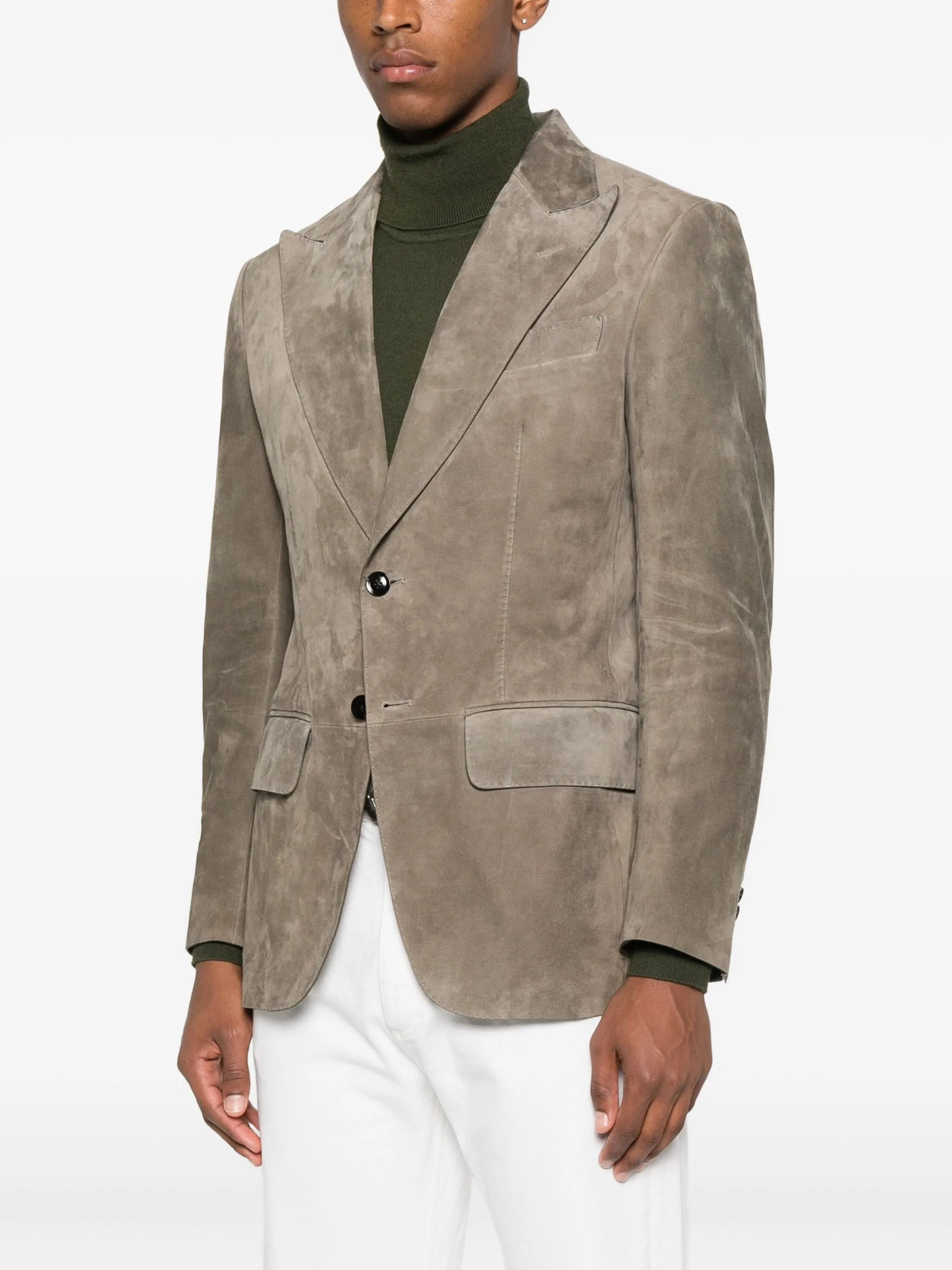 Tom Ford Single-breasted Suede Blazer - 5