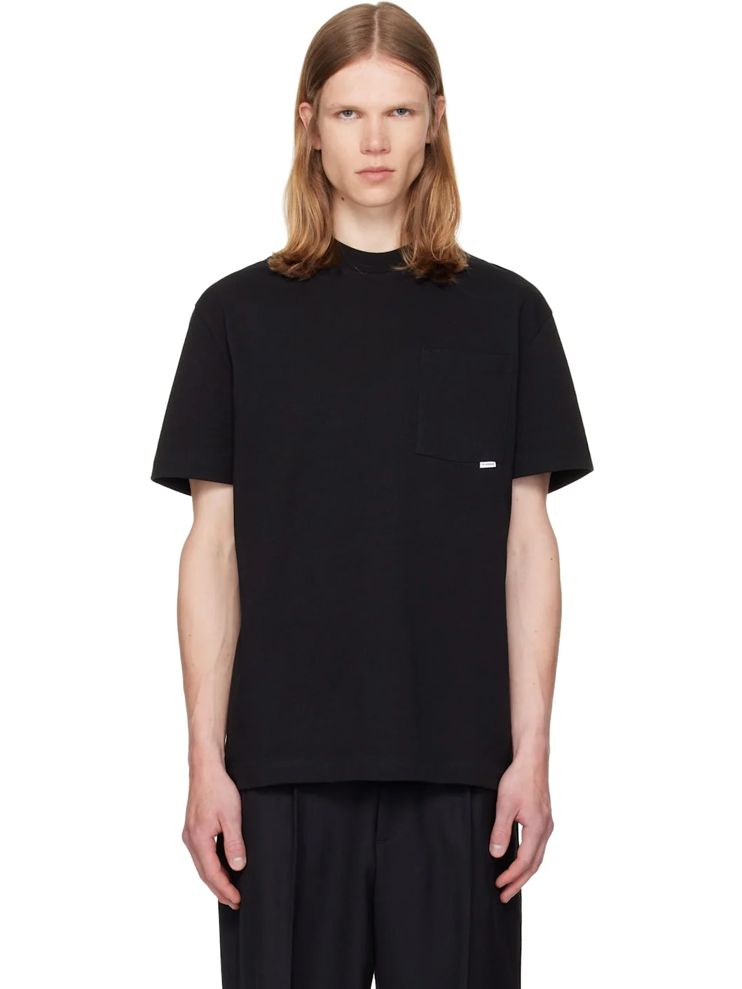 Black Pocket T-shirt - 1