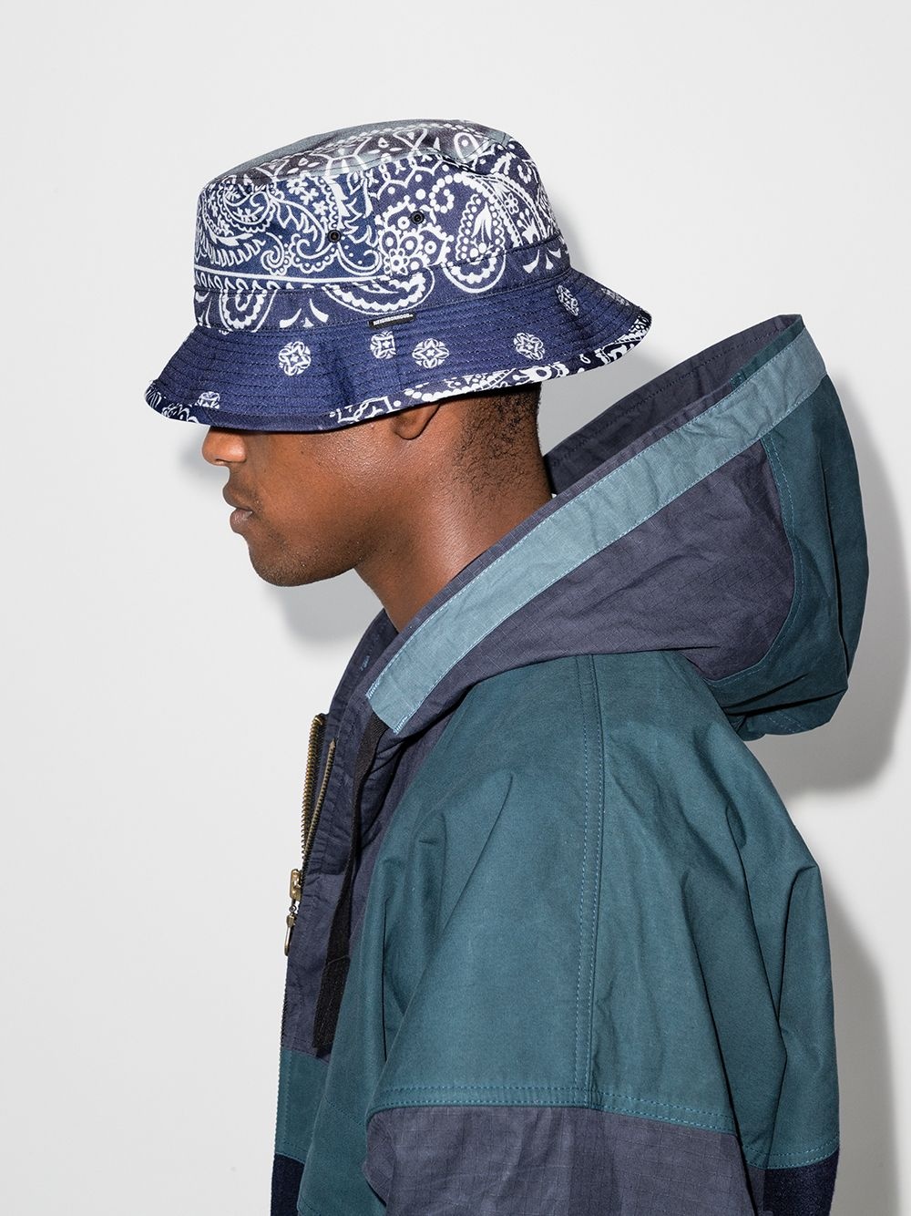 bandana-print bucket hat - 2