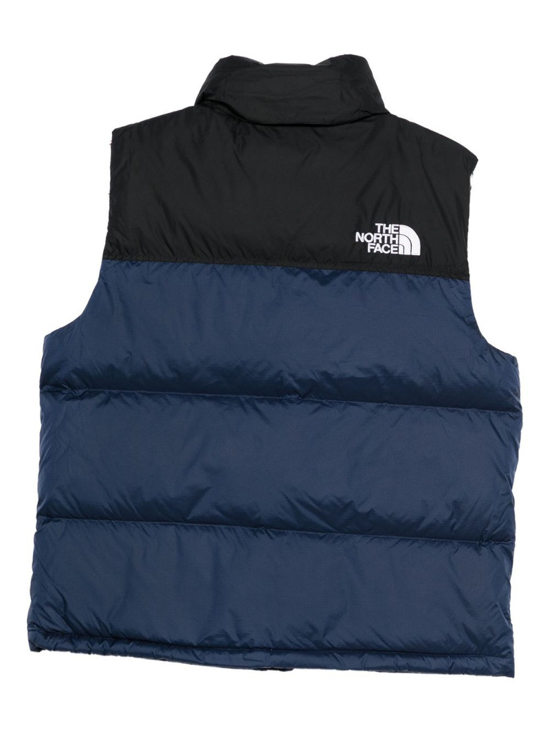 The North Face quilted zip-up gilet outlook
