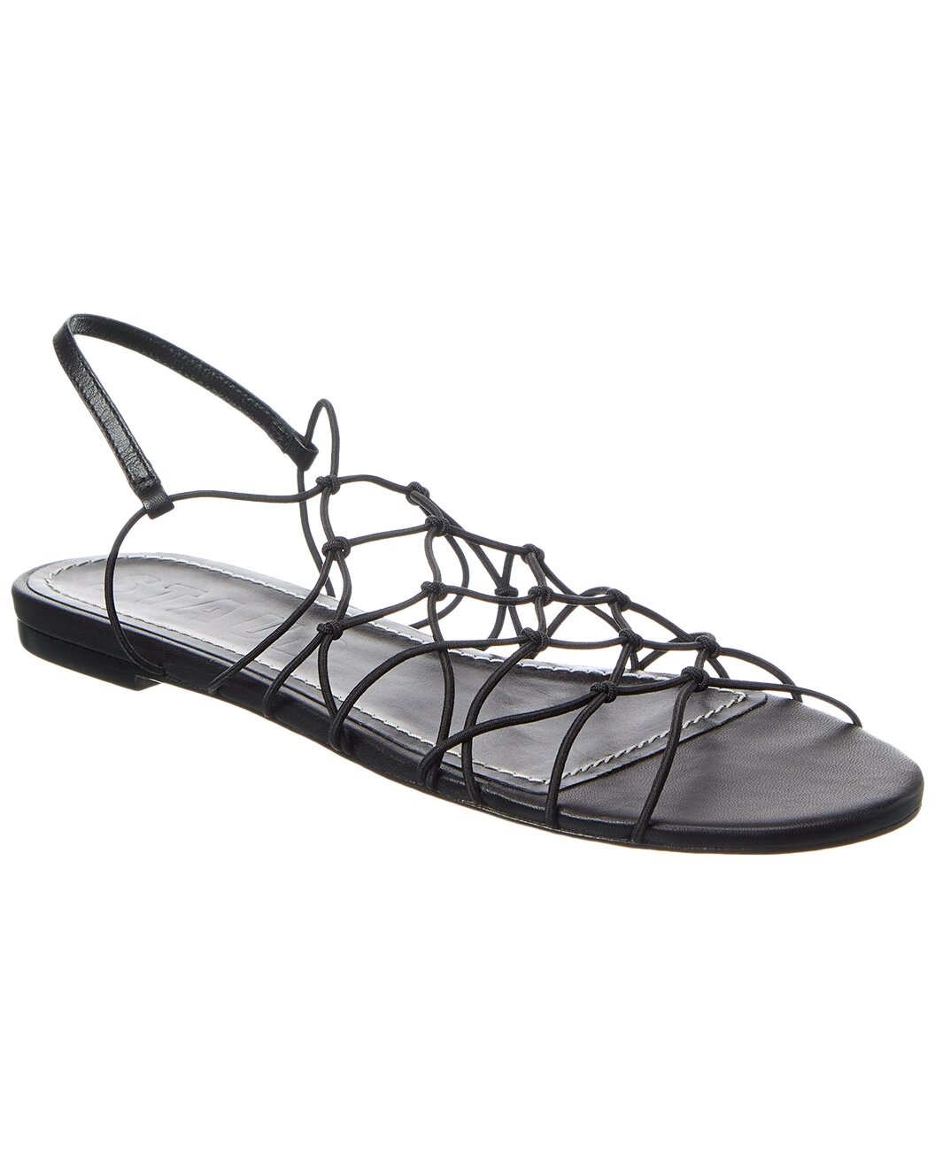STAUD Gio Knot Leather Sandal - 1