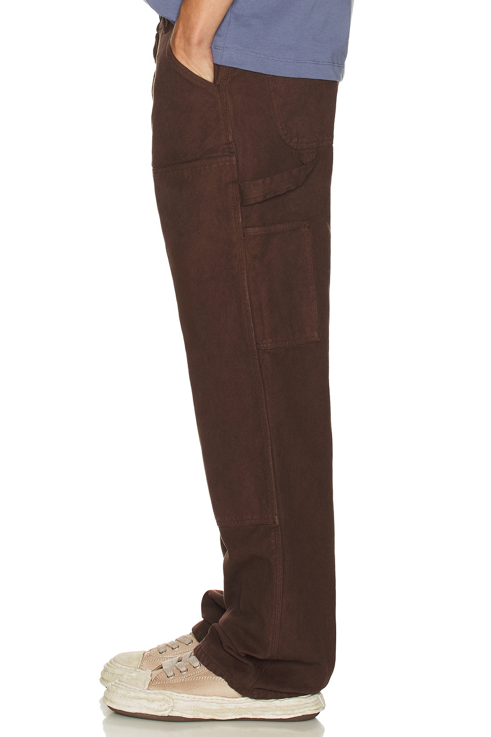 Flannel Lined Canvas Double Knee Pants - 4