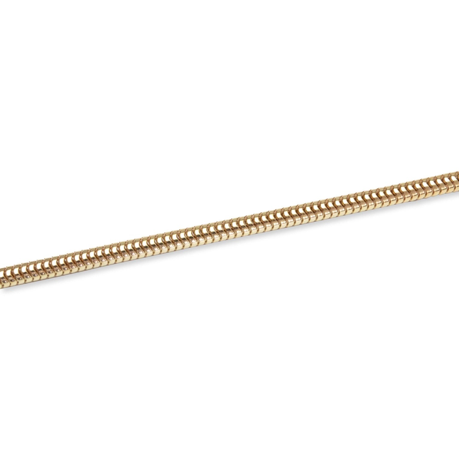 SNAKE CHAIN GOLD - S925 STERLING SILVER WITH 18K GOLD PLATING - 2
