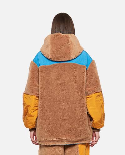 Stella McCartney MARLEE FAUX SHEARLING AND NYLON JACKET outlook