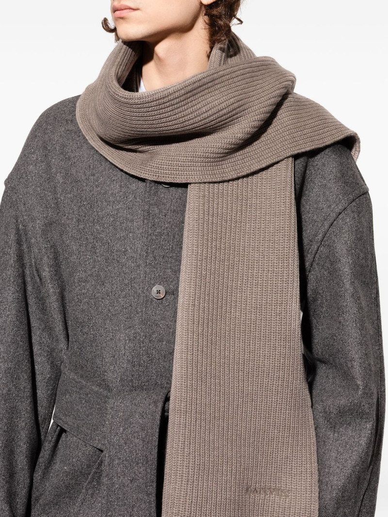 ribbed-knit scarf 4