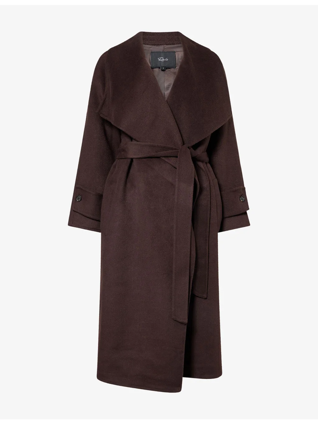 Celeste Waterfall Wool-Blend Coat - 1