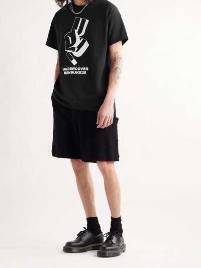 UNDERCOVER + Densuke28 Printed Cotton-Jersey T-Shirt outlook