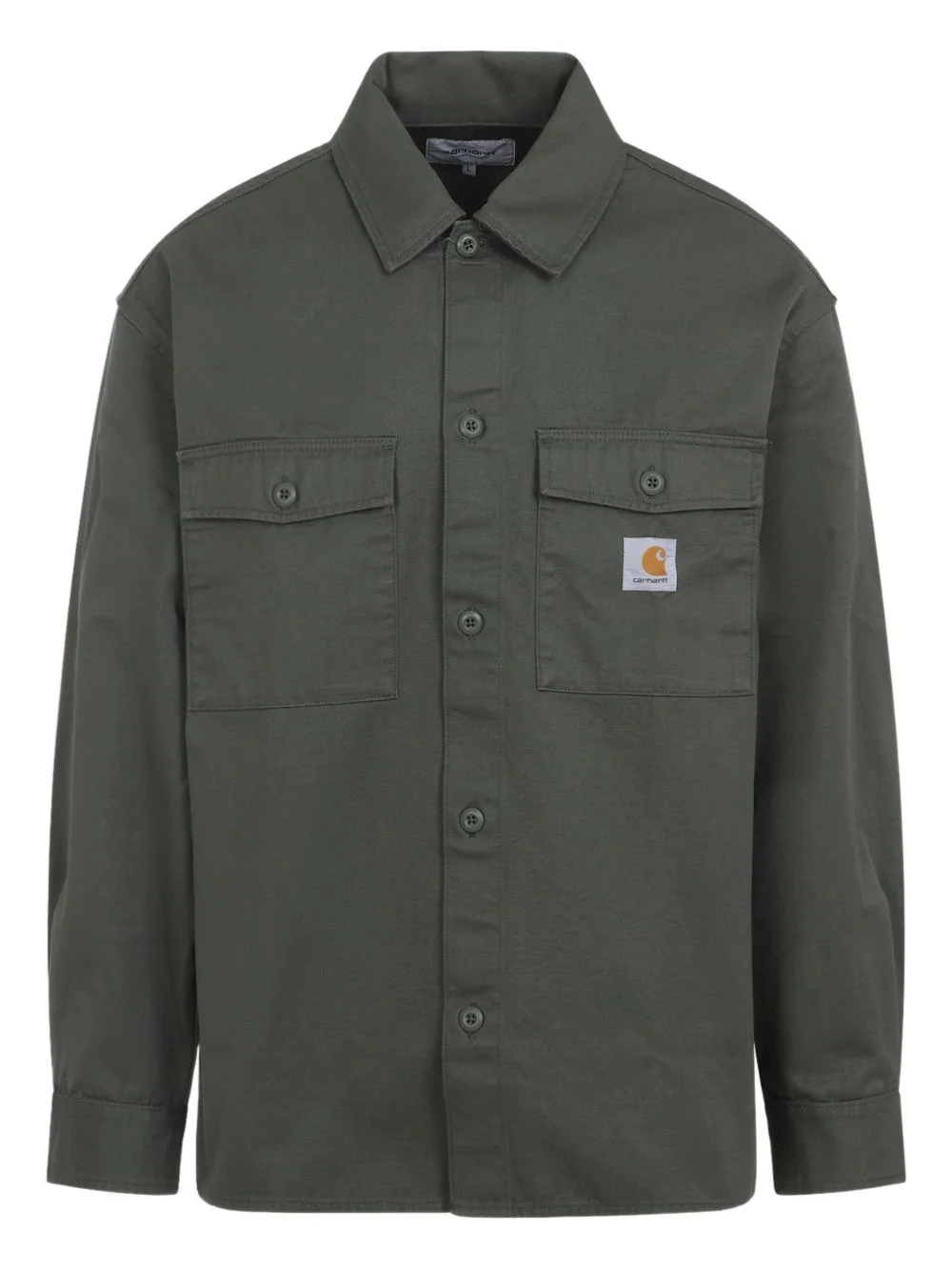 buttoned patch-pocket jacket - 1