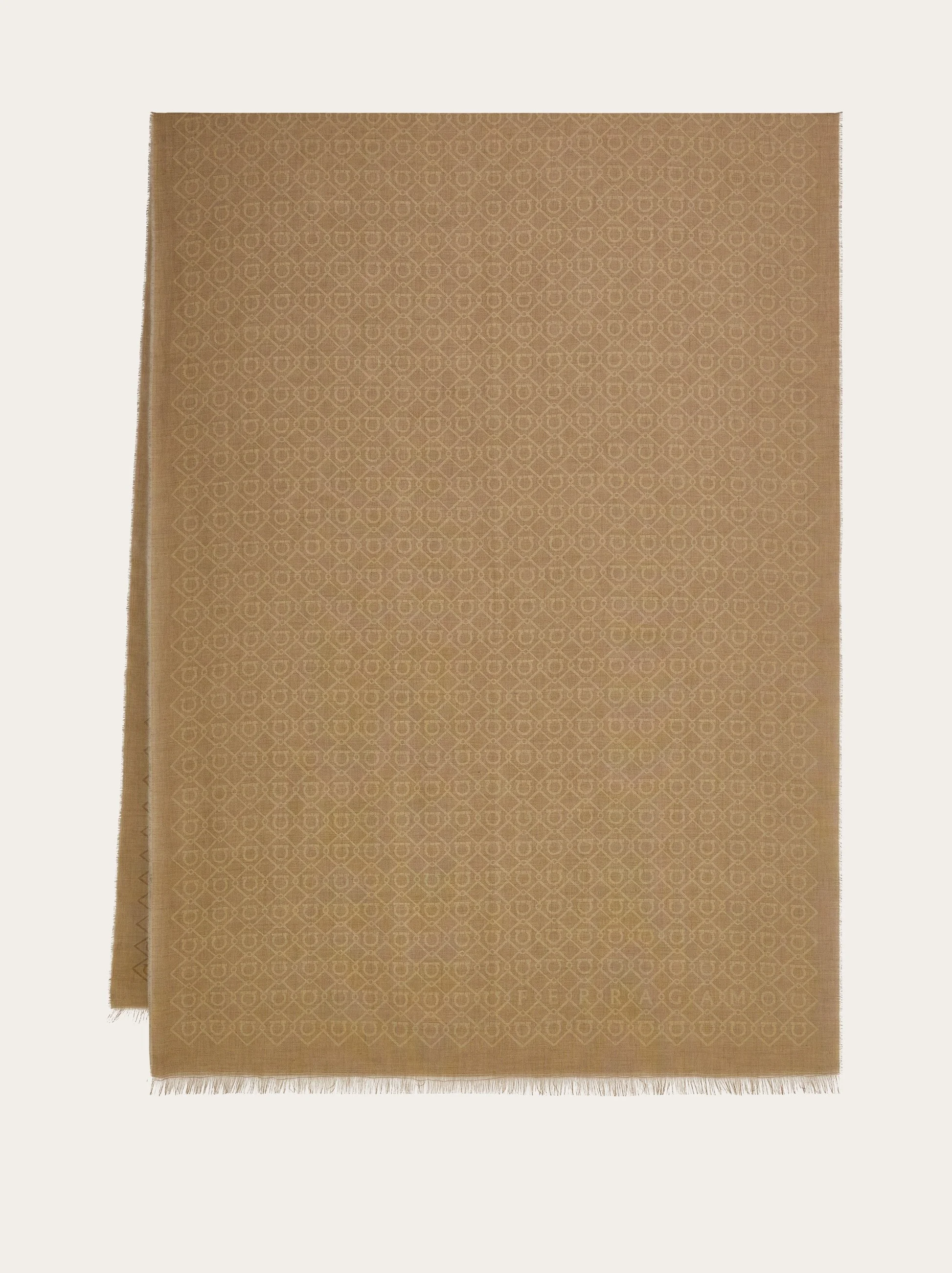 Logo embellished stole - 1