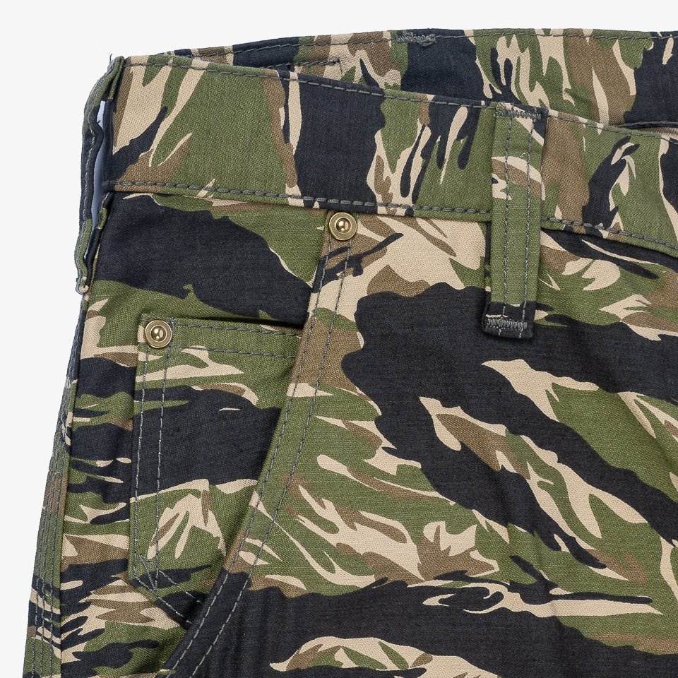 IH-737-TSC 10oz Sateen Camouflage Cargo Pants - Tiger Stripe - 16