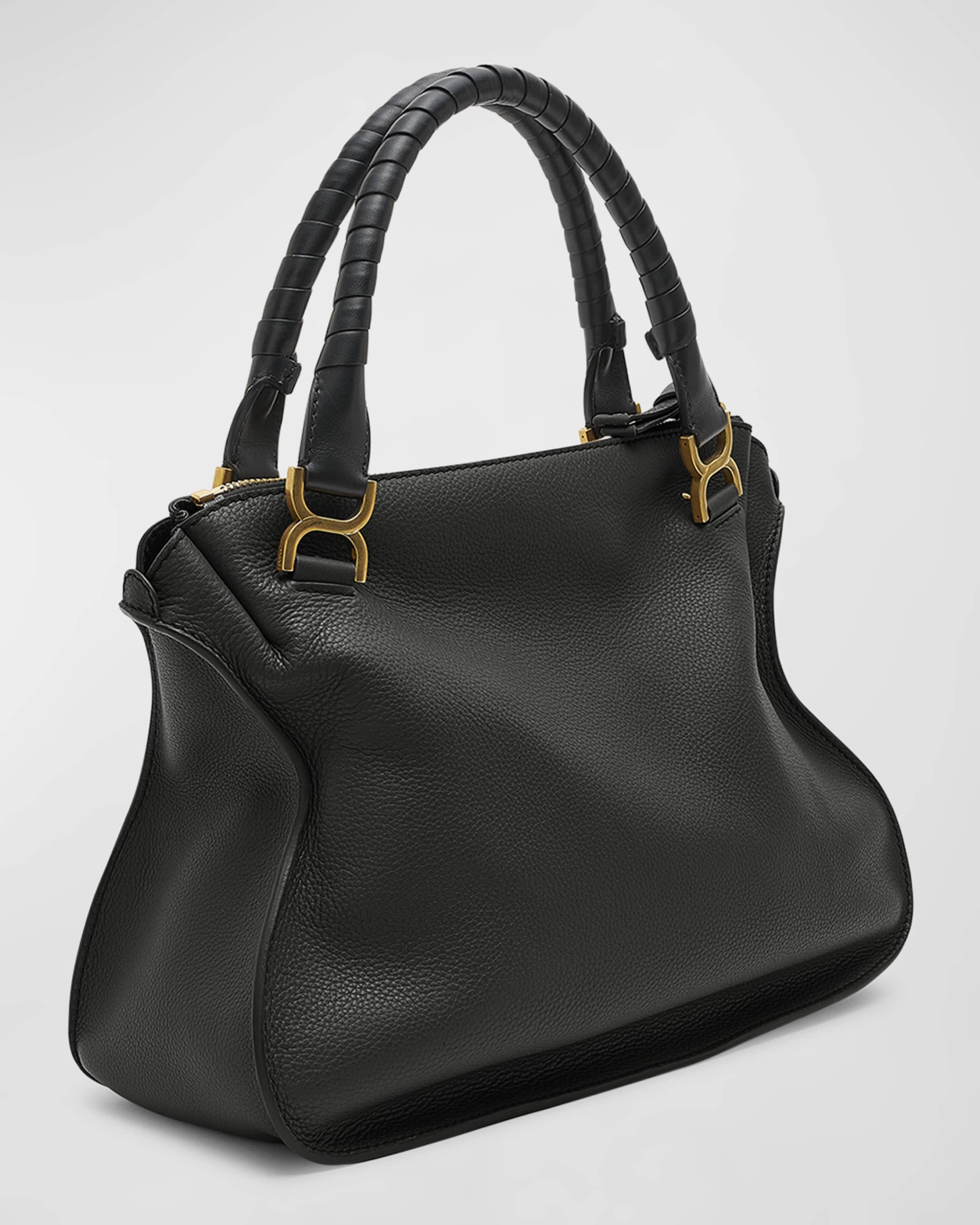 Marcie Large Zip Leather Top-Handle Bag - 2