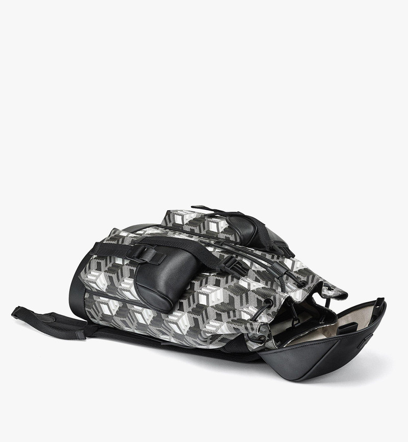 Brandenburg Backpack in Cubic Monogram Canvas 4