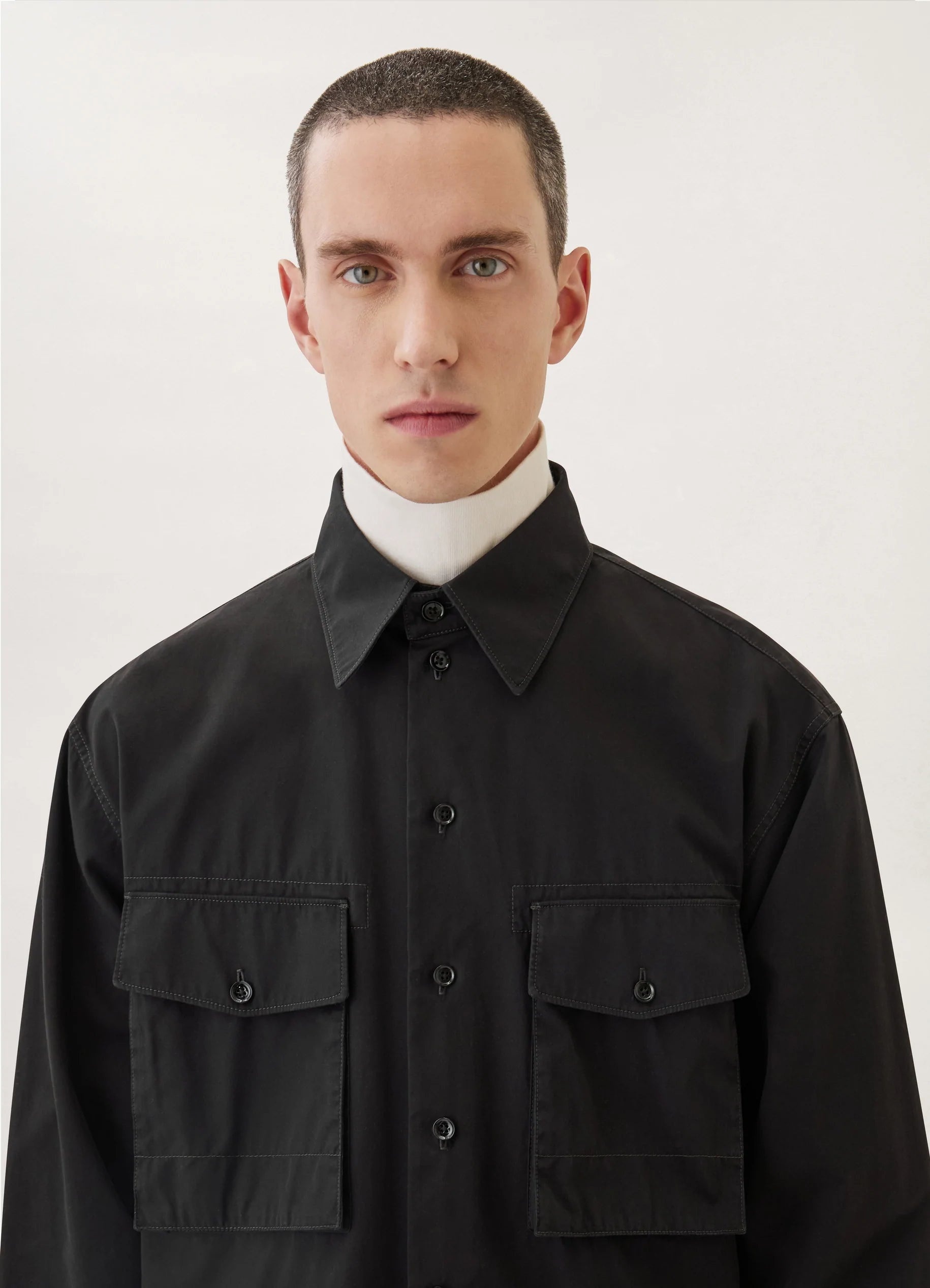 Lemaire MILITARY SHIRT LIGHT COTTON | REVERSIBLE 
