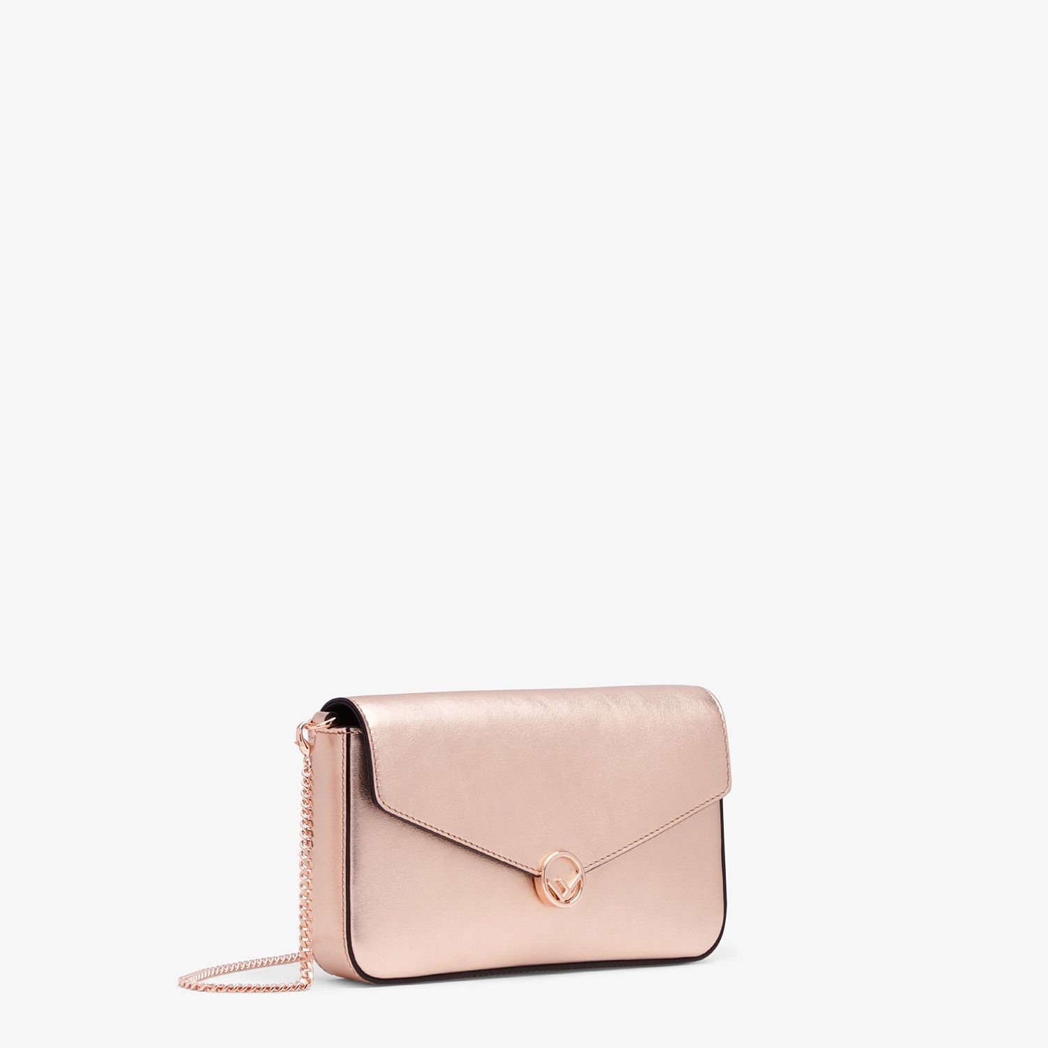 Pink leather mini-bag - 3