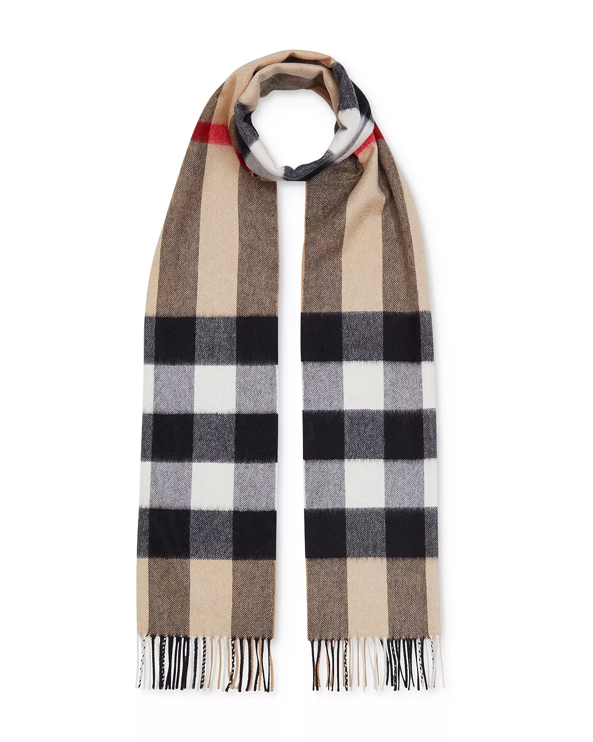 Half Mega Check Scarf - 1