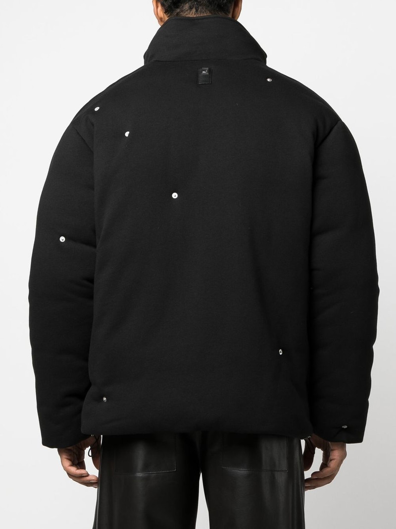 padded stud-detail jacket 4
