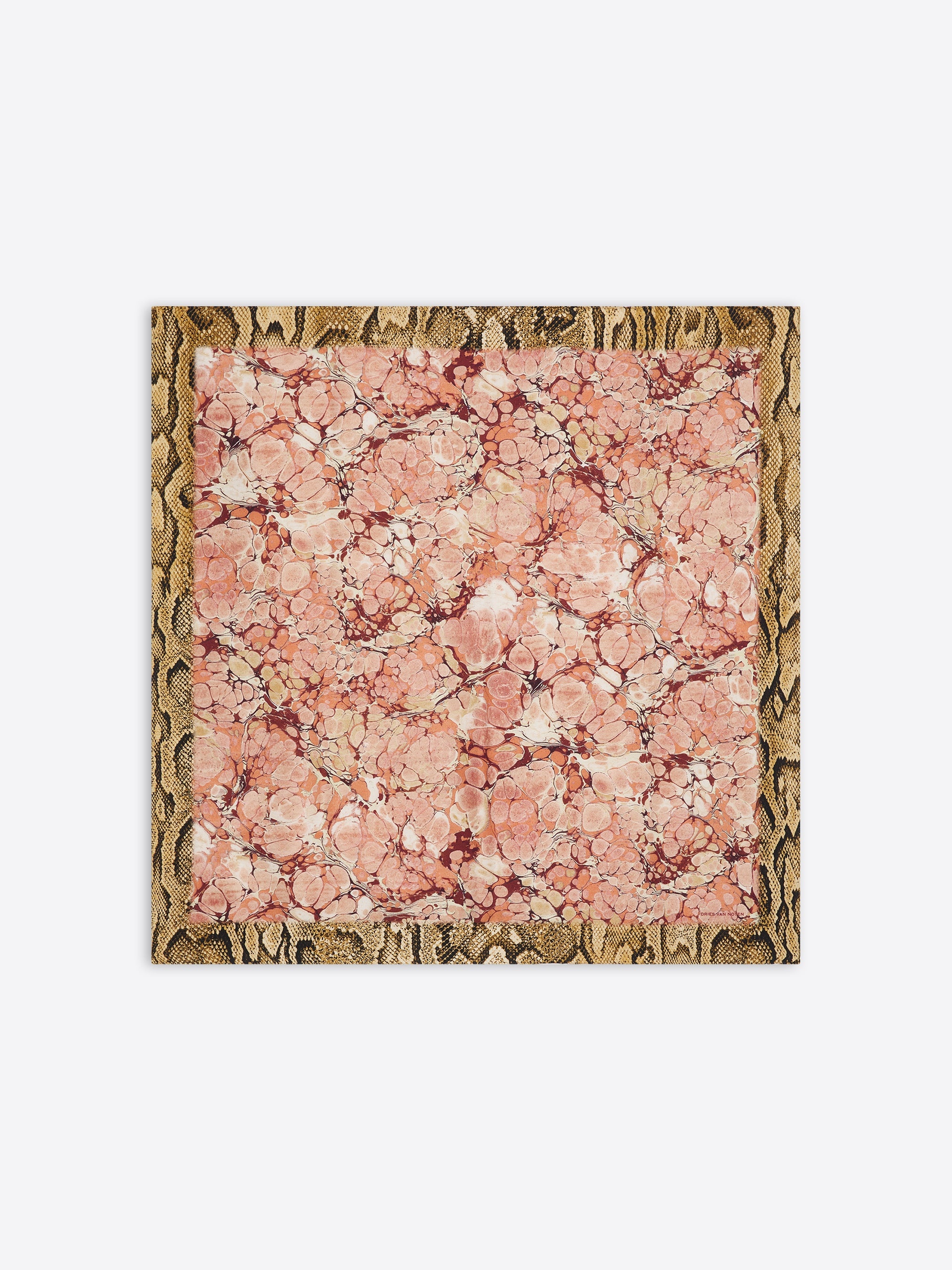 PRINTED SILK SCARF - 1
