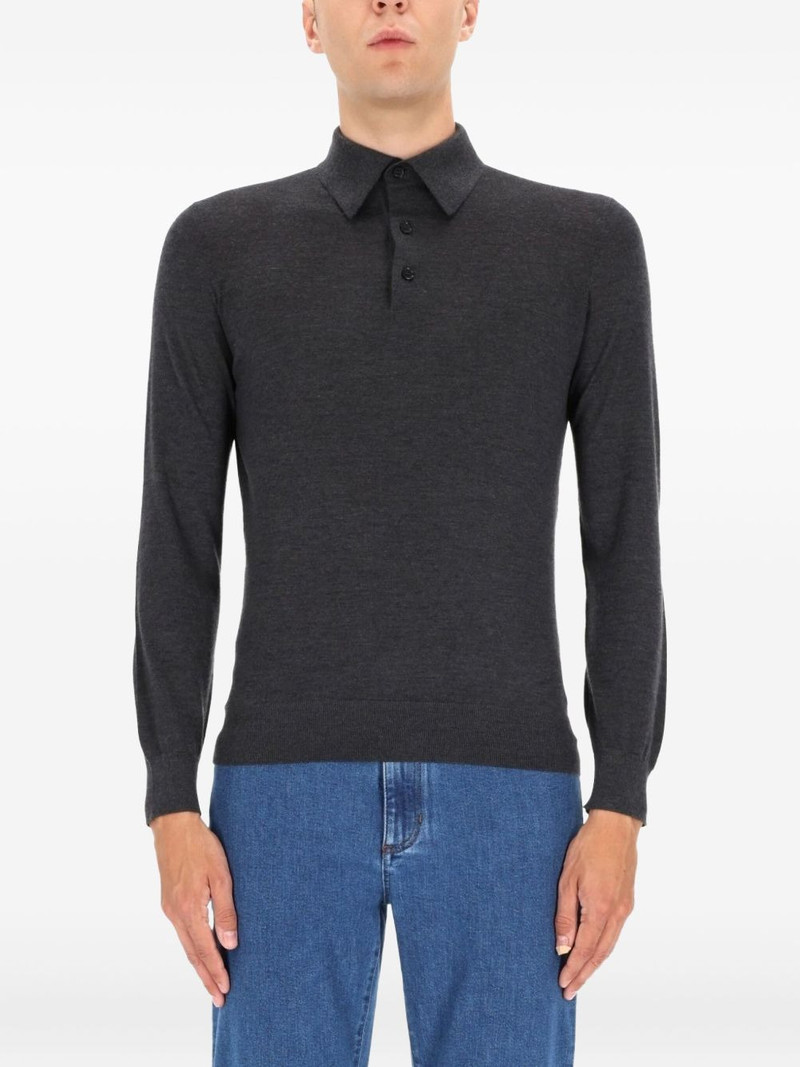 Long Sleeve Polo Shirt 1
