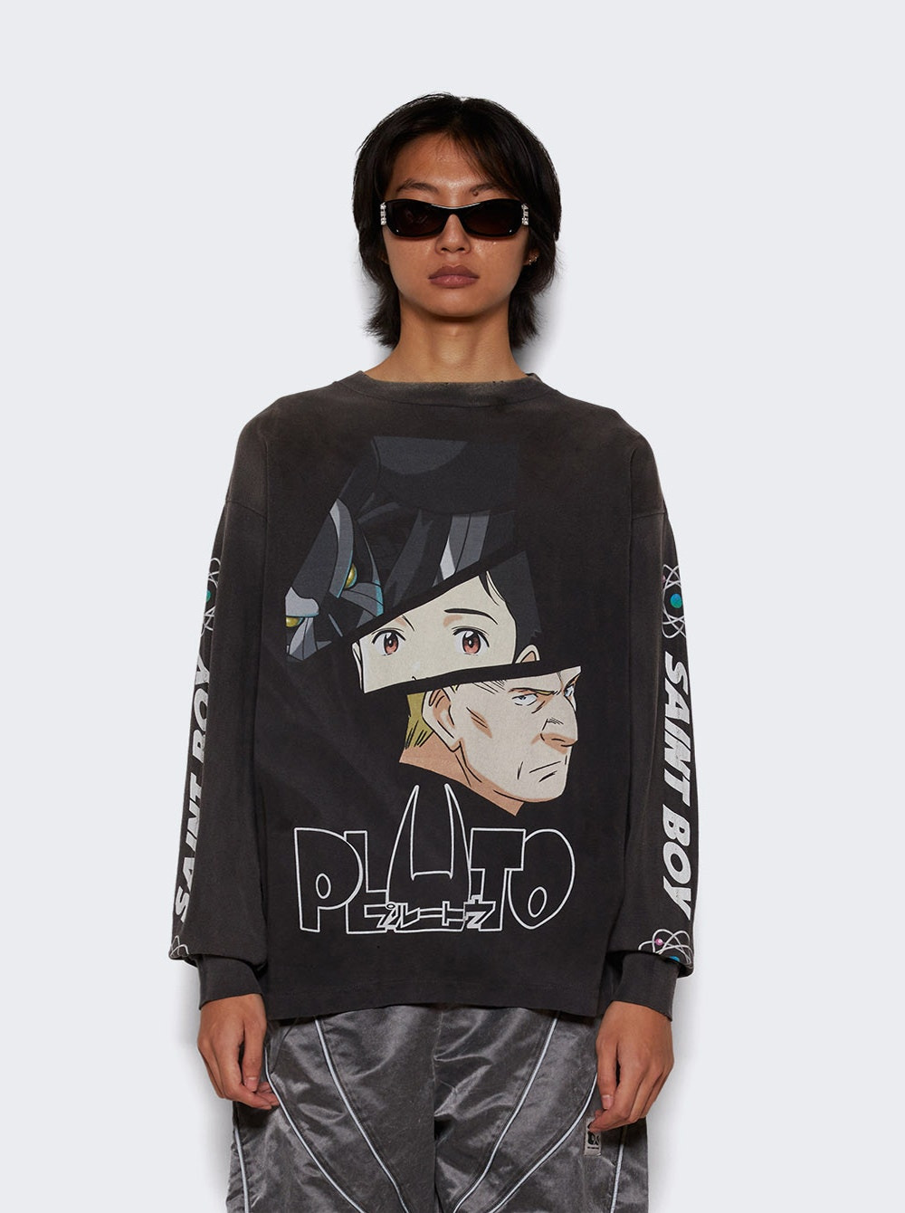Pluto Long Sleeve Tee Black - 3