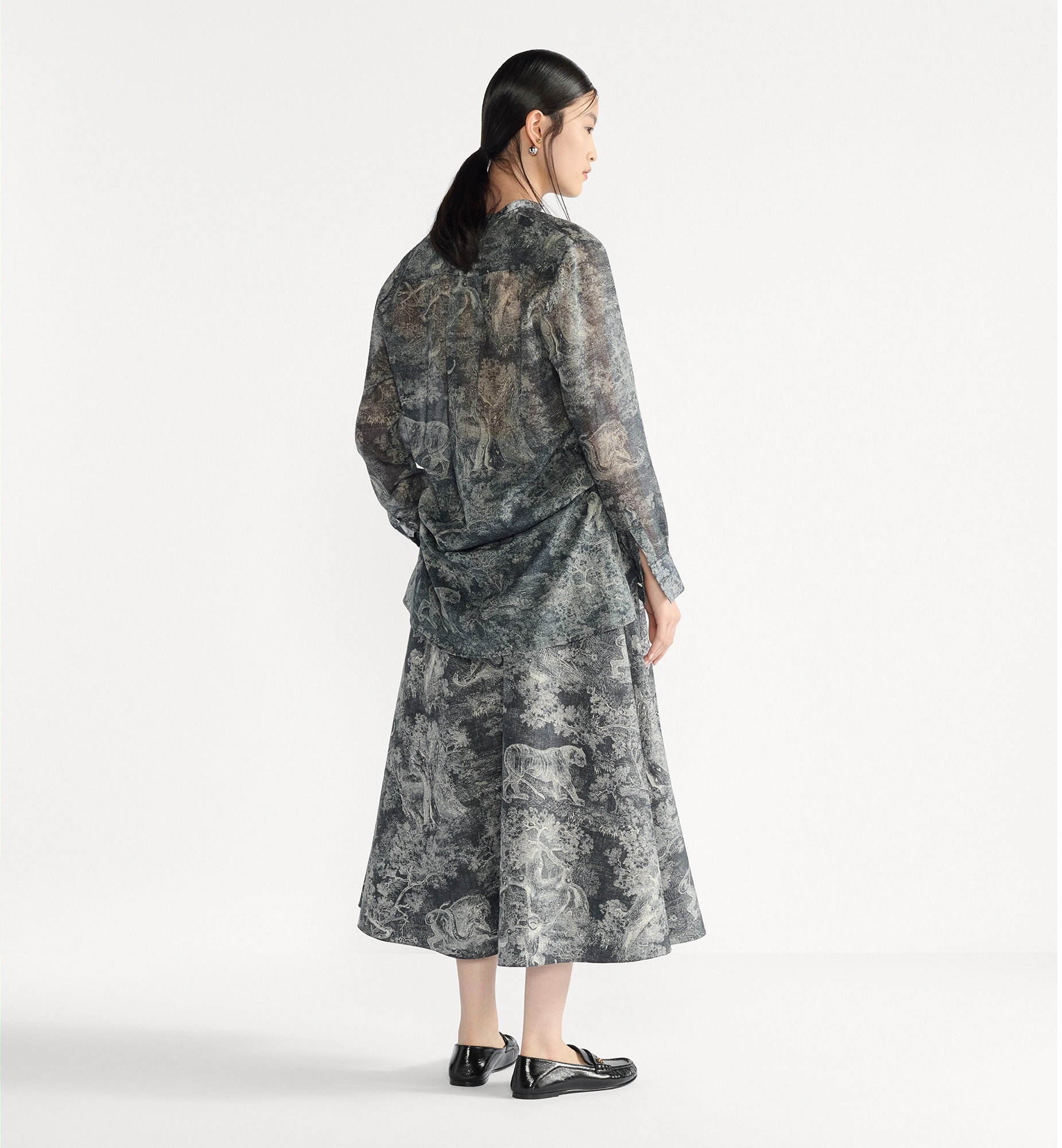 Dioriviera Mid-Length Flared Skirt - 3