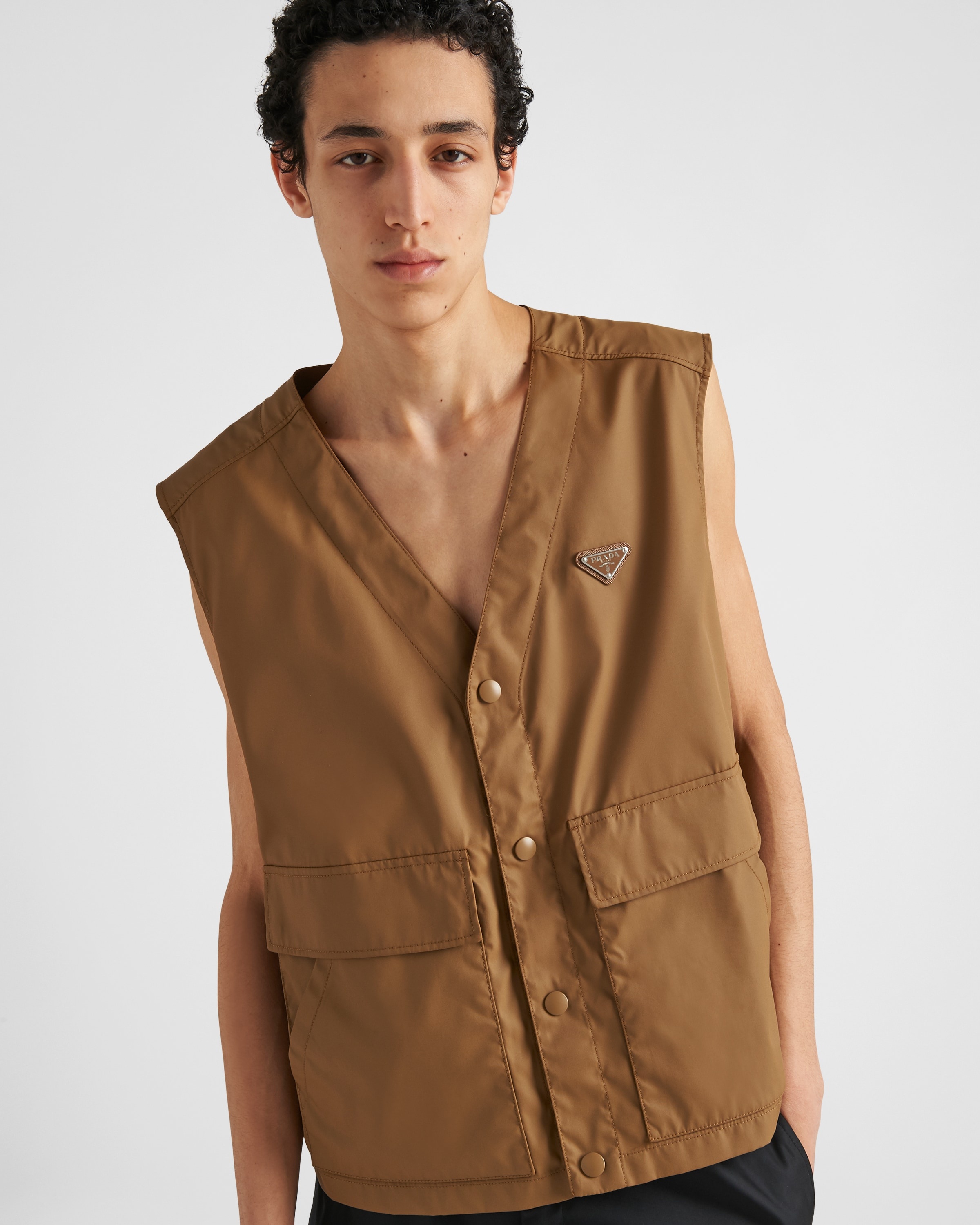 Re-Nylon cargo vest - 4