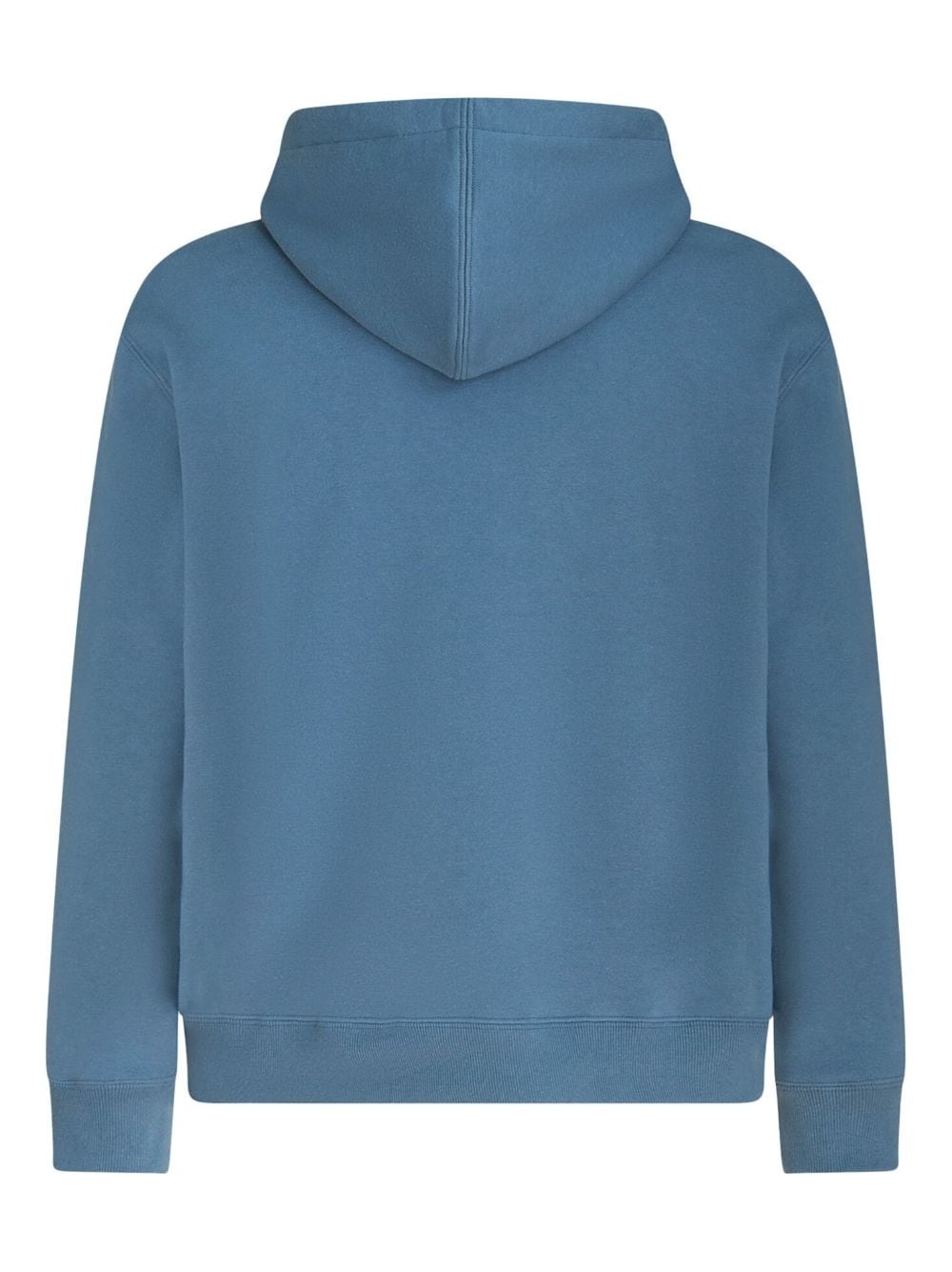 logo-embroidered cotton hoodie - 6