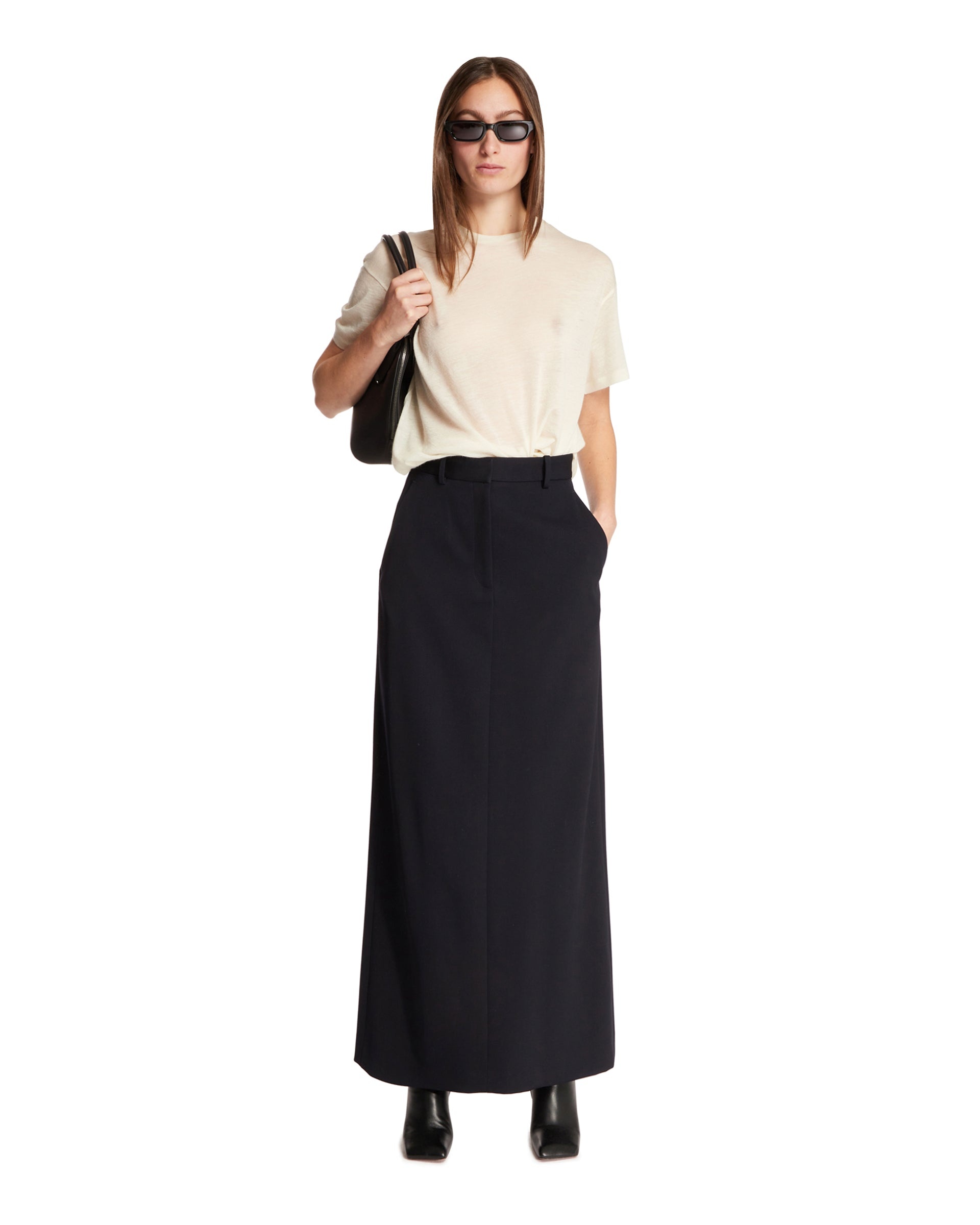White Lila Cashmere Top - 2