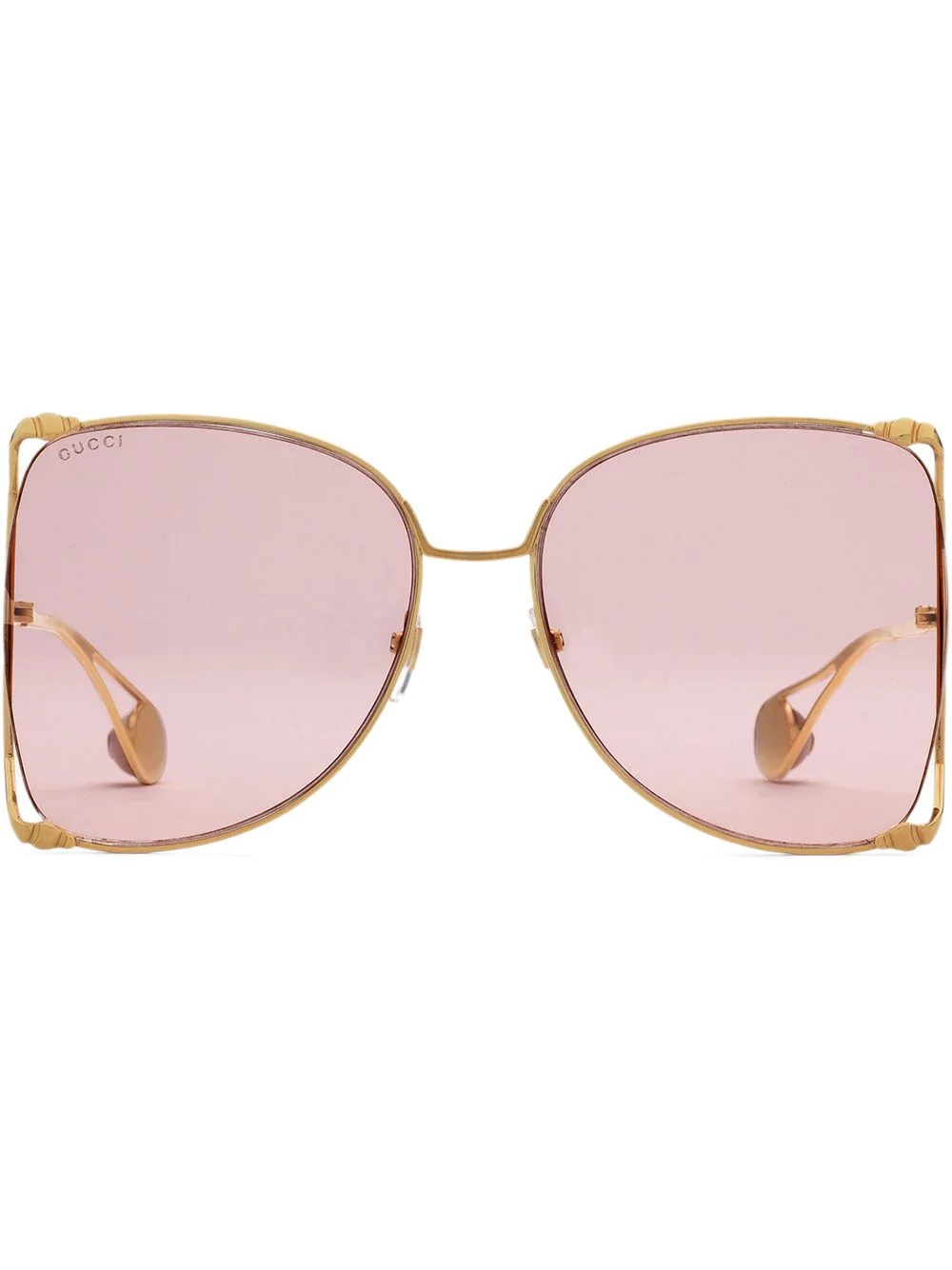 oversized butterfly-frame sunglasses - 1