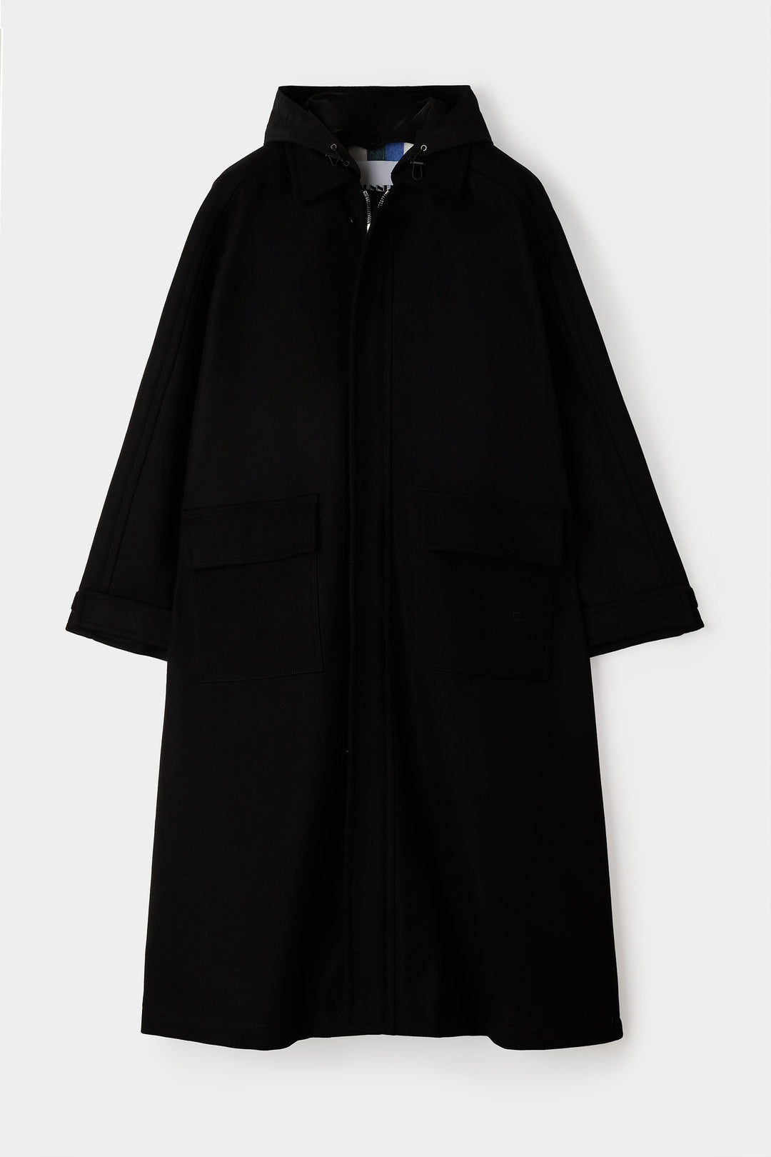 LONG CAR COAT / black - 2