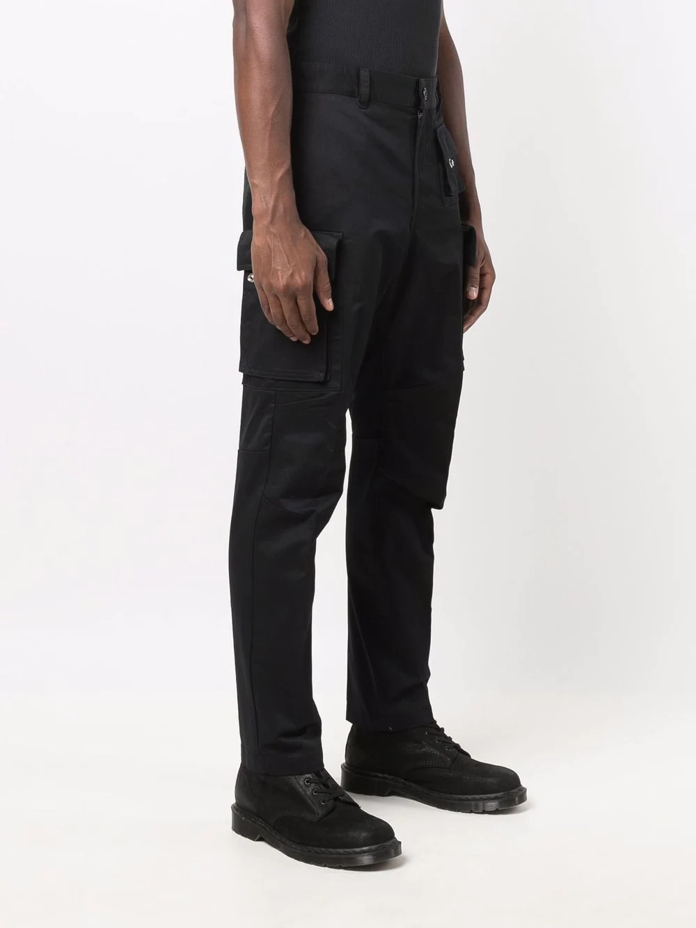 straight-leg cargo trousers - 3