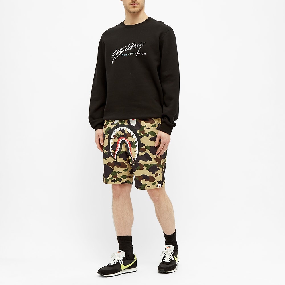 A Bathing Ape 1st Camo Shark Beach Short - 6