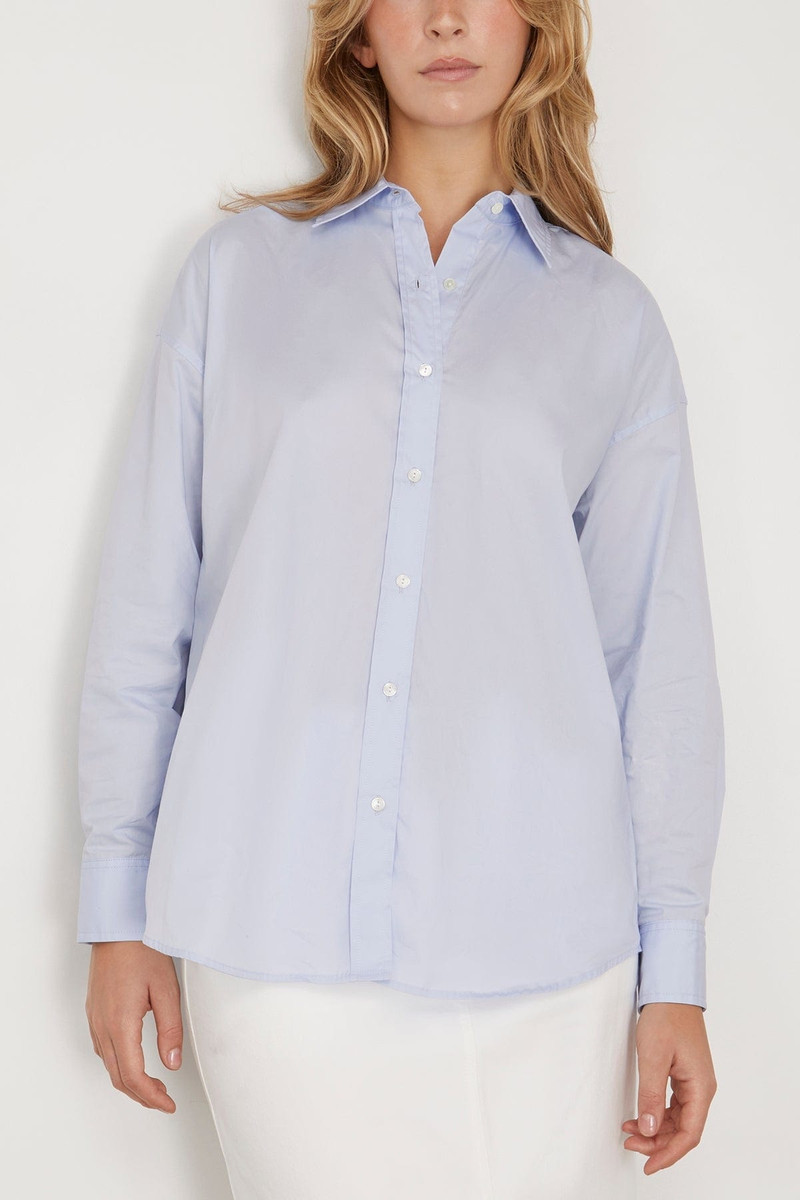 Mael Oversized Shirt in Light Blue 3