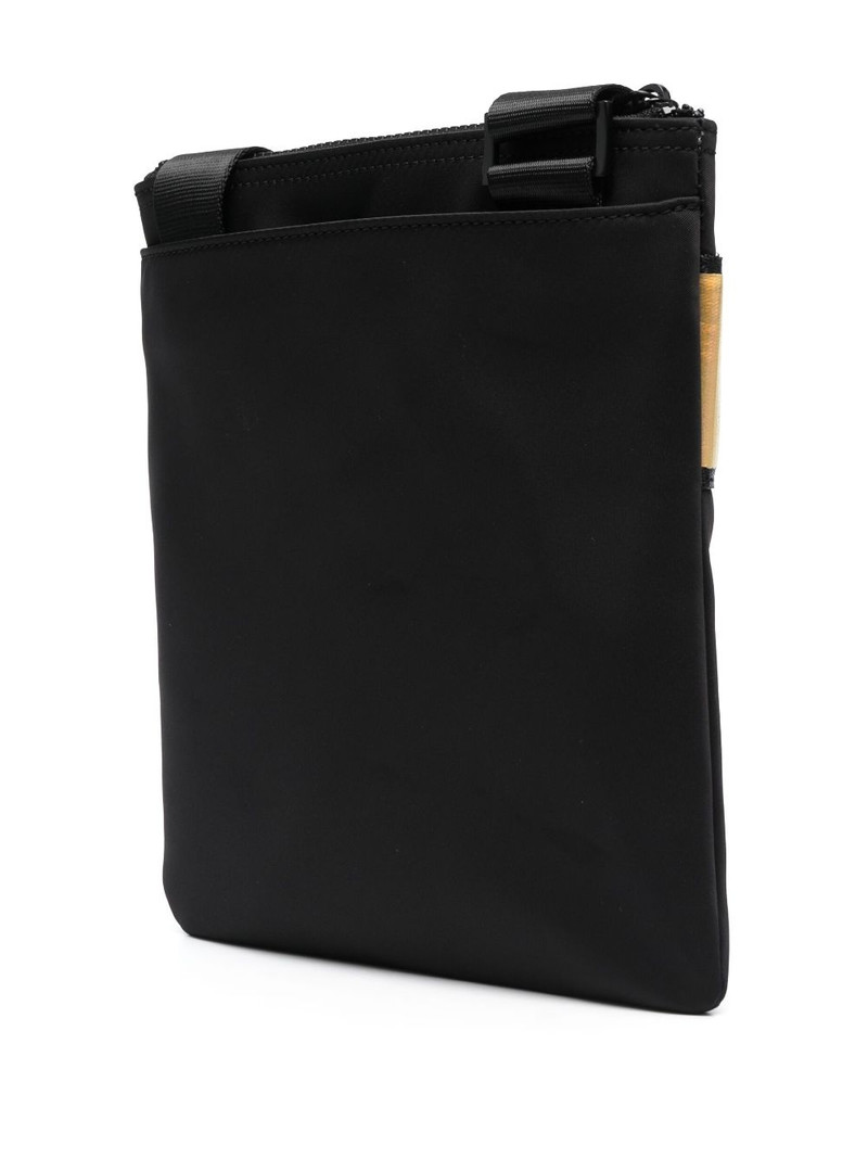 logo-print zip-fastening shoulder bag 3