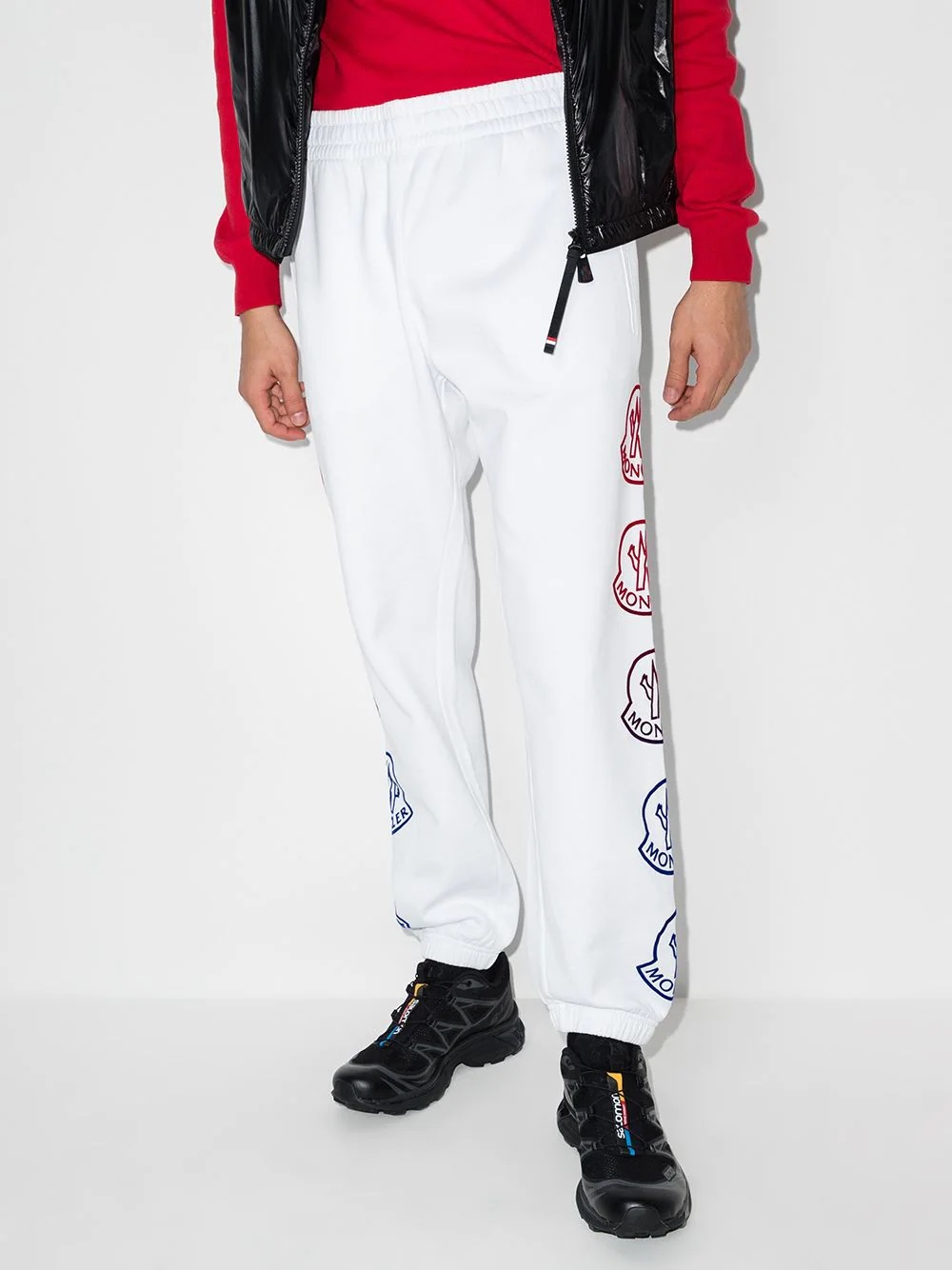 side logo-print track pants - 2