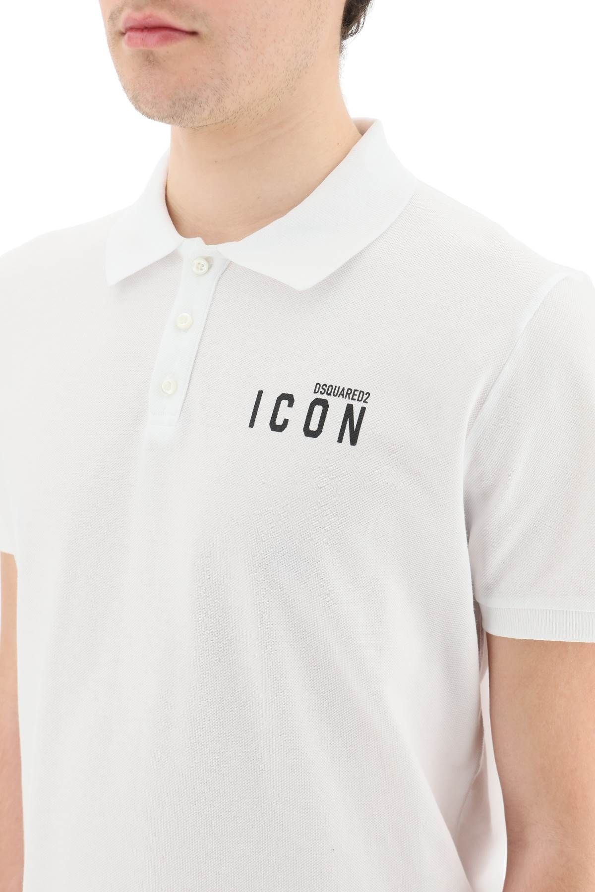 ICON PRINT POLO SHIRT - 5